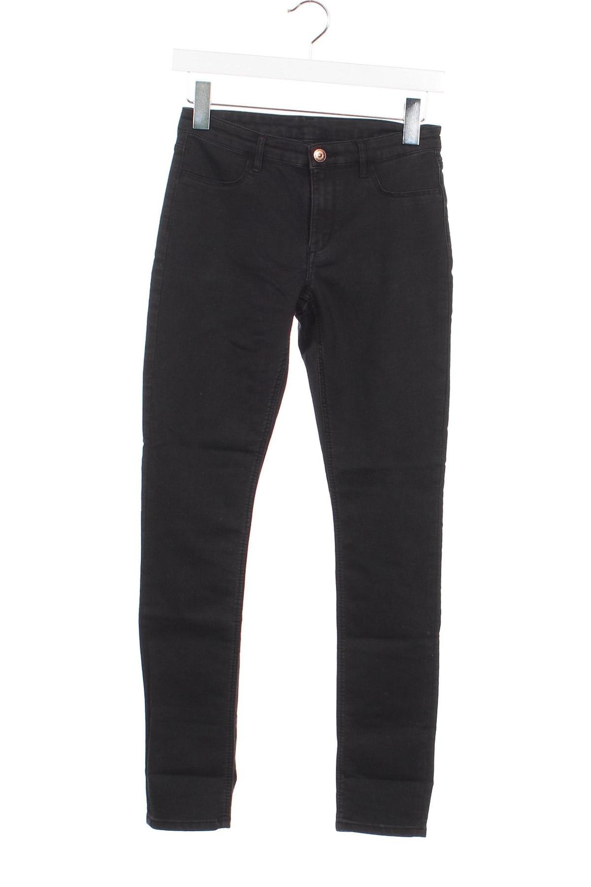 Kinderjeans H&M, Größe 12-13y/ 158-164 cm, Farbe Schwarz, Preis 9,99 €