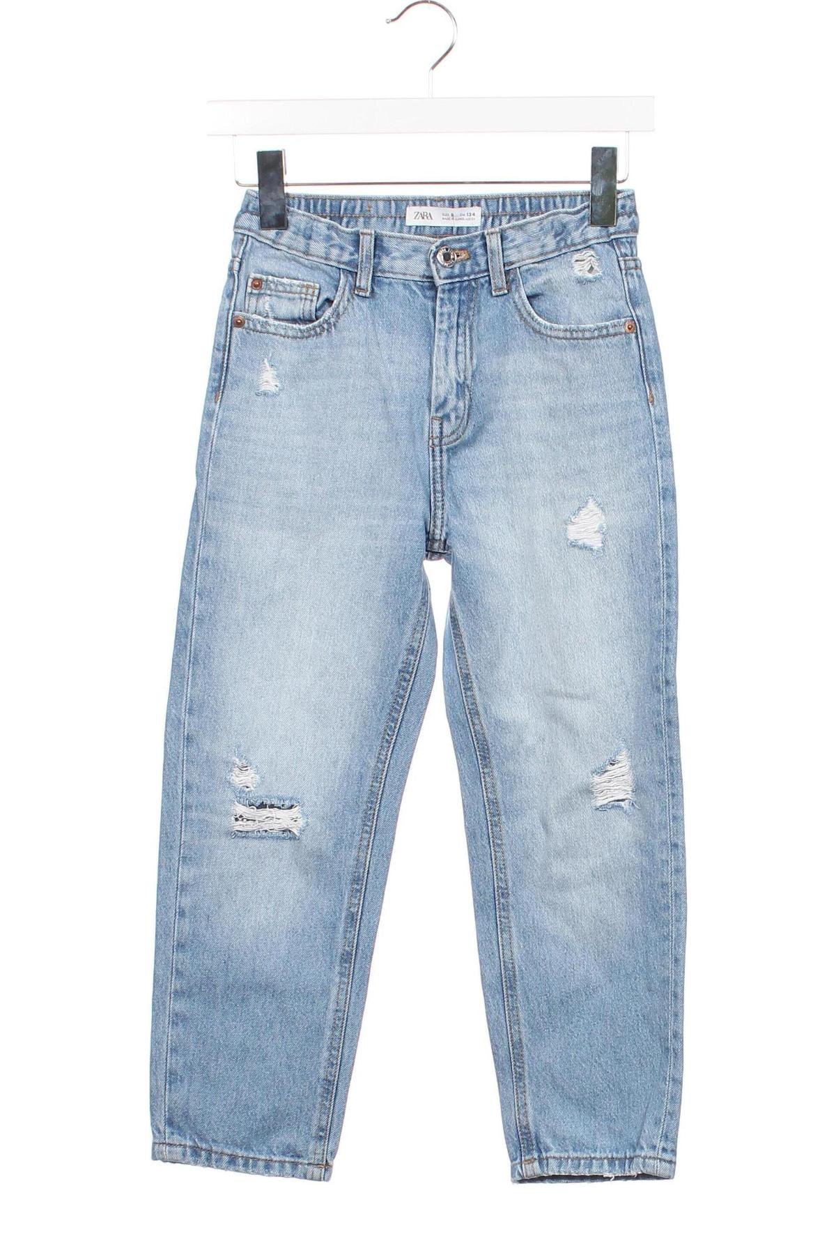 Kinderjeans Zara, Größe 7-8y/ 128-134 cm, Farbe Blau, Preis € 15,63