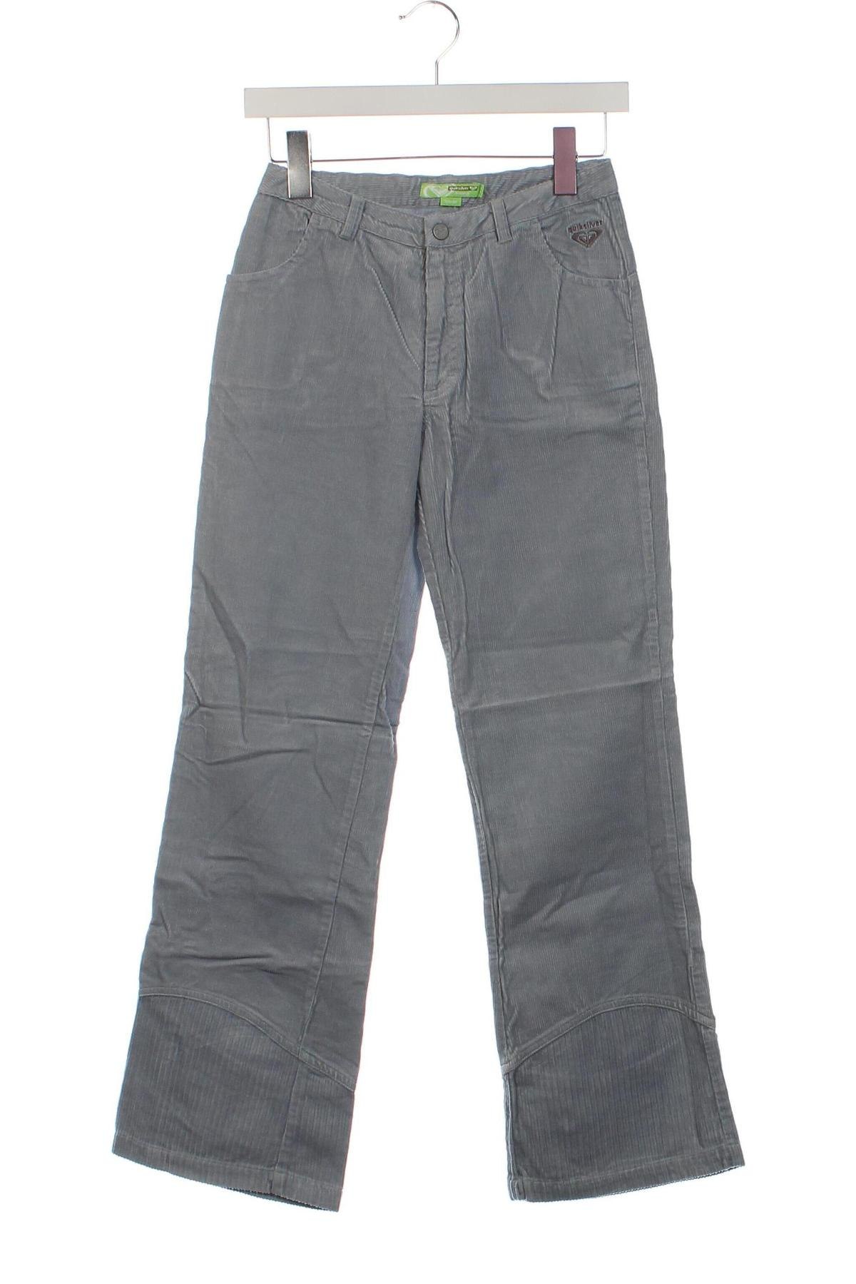 Pantaloni de catifea reiată, pentru copii Quiksilver, Mărime 12-13y/ 158-164 cm, Culoare Albastru, Preț 93,99 Lei