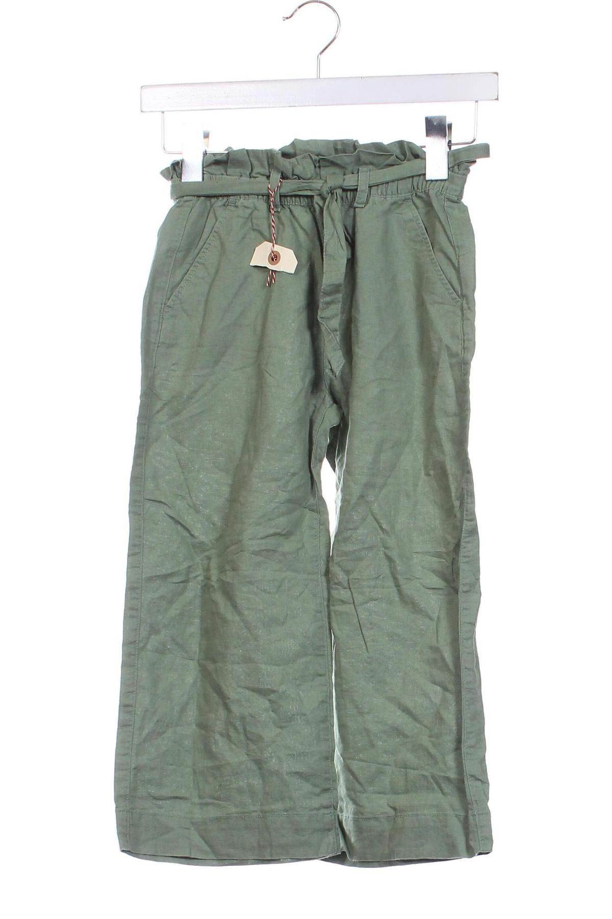 Pantaloni pentru copii Gap Kids, Mărime 8-9y/ 134-140 cm, Culoare Verde, Preț 184,49 Lei