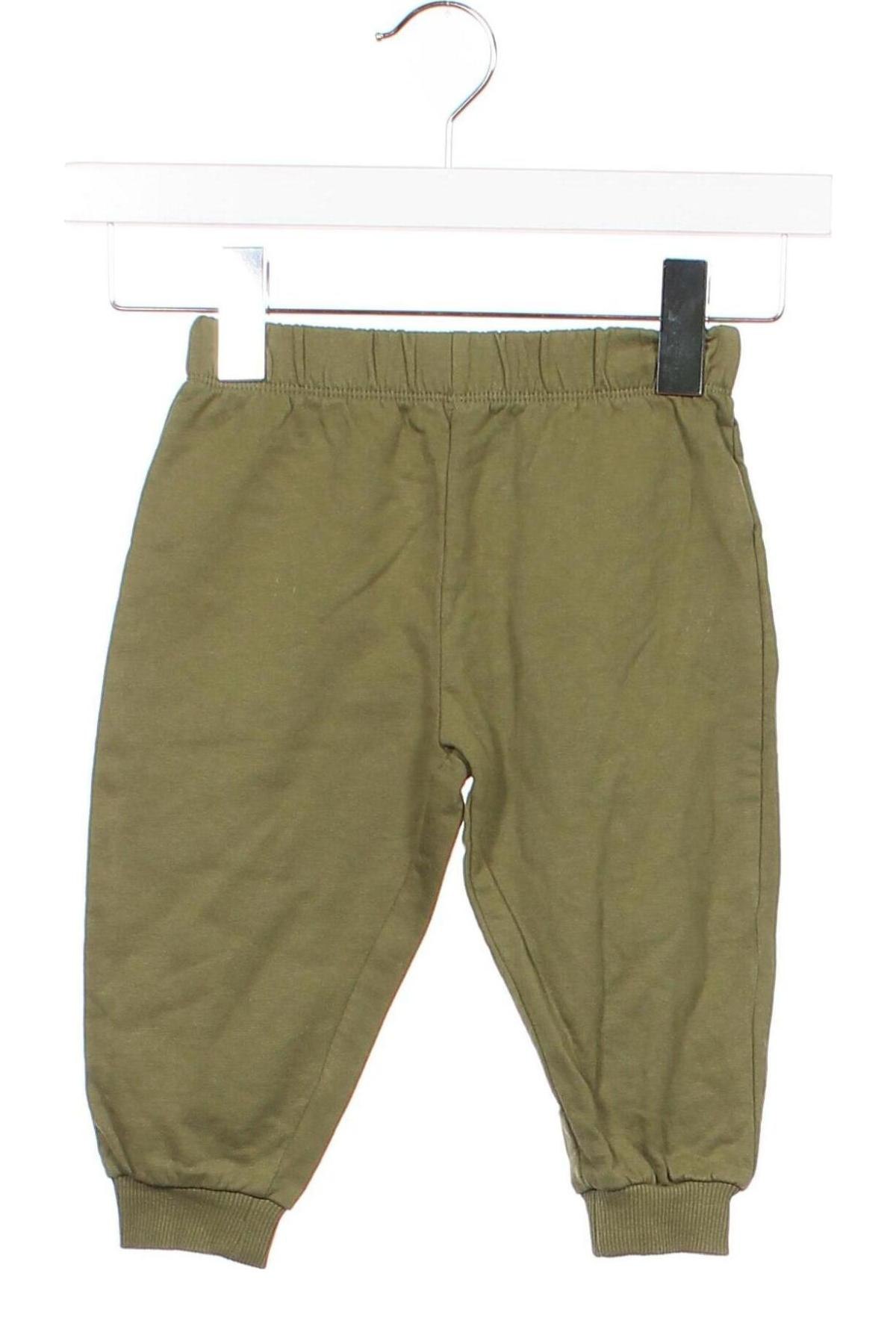 Pantaloni pentru copii Sinsay, Mărime 12-18m/ 80-86 cm, Culoare Verde, Preț 32,99 Lei