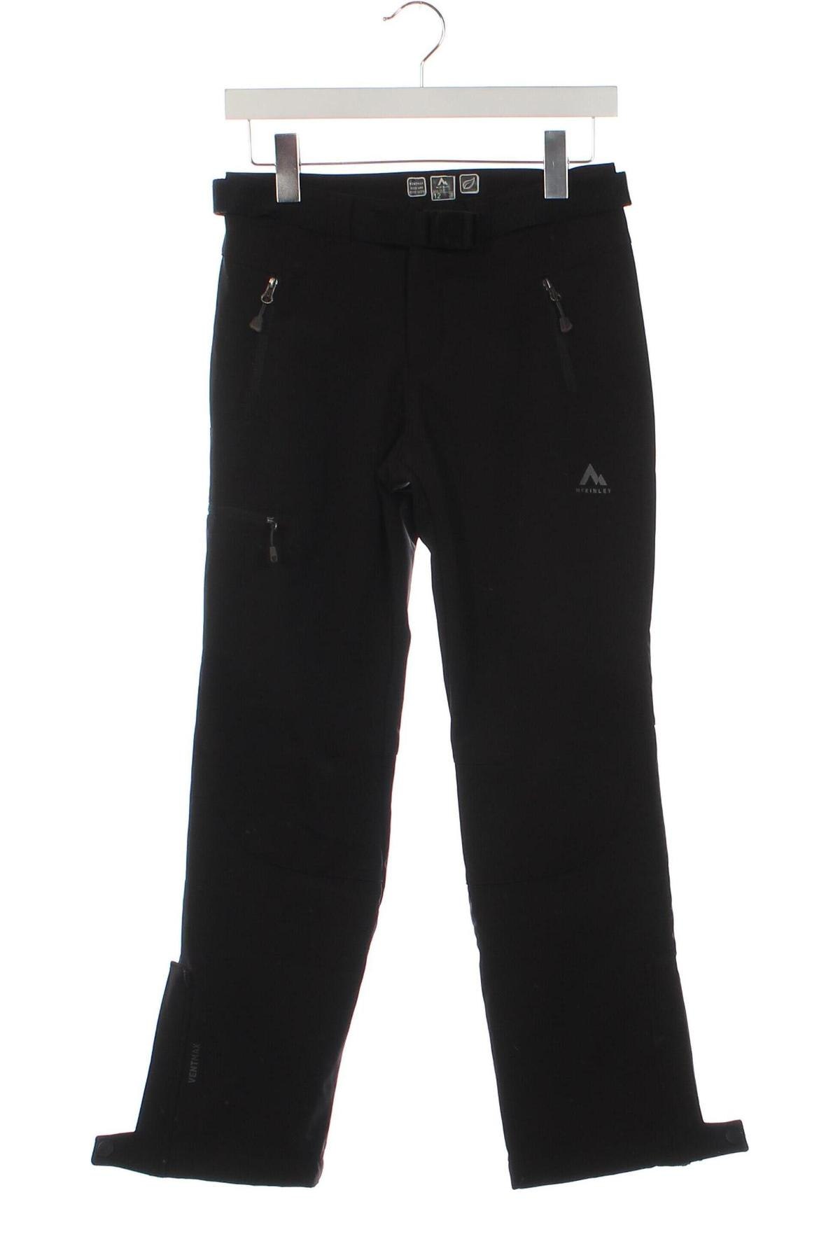 Pantaloni pentru copii pentru sporturi de iarnă McKinley, Mărime 11-12y/ 152-158 cm, Culoare Negru, Preț 82,49 Lei