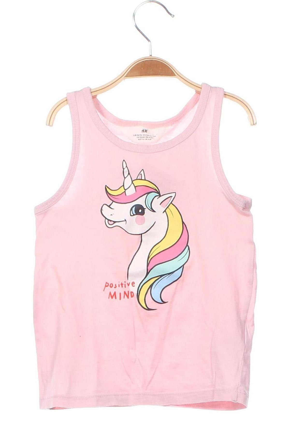 Kinder Top H&M, Größe 4-5y/ 110-116 cm, Farbe Rosa, Preis € 3,99