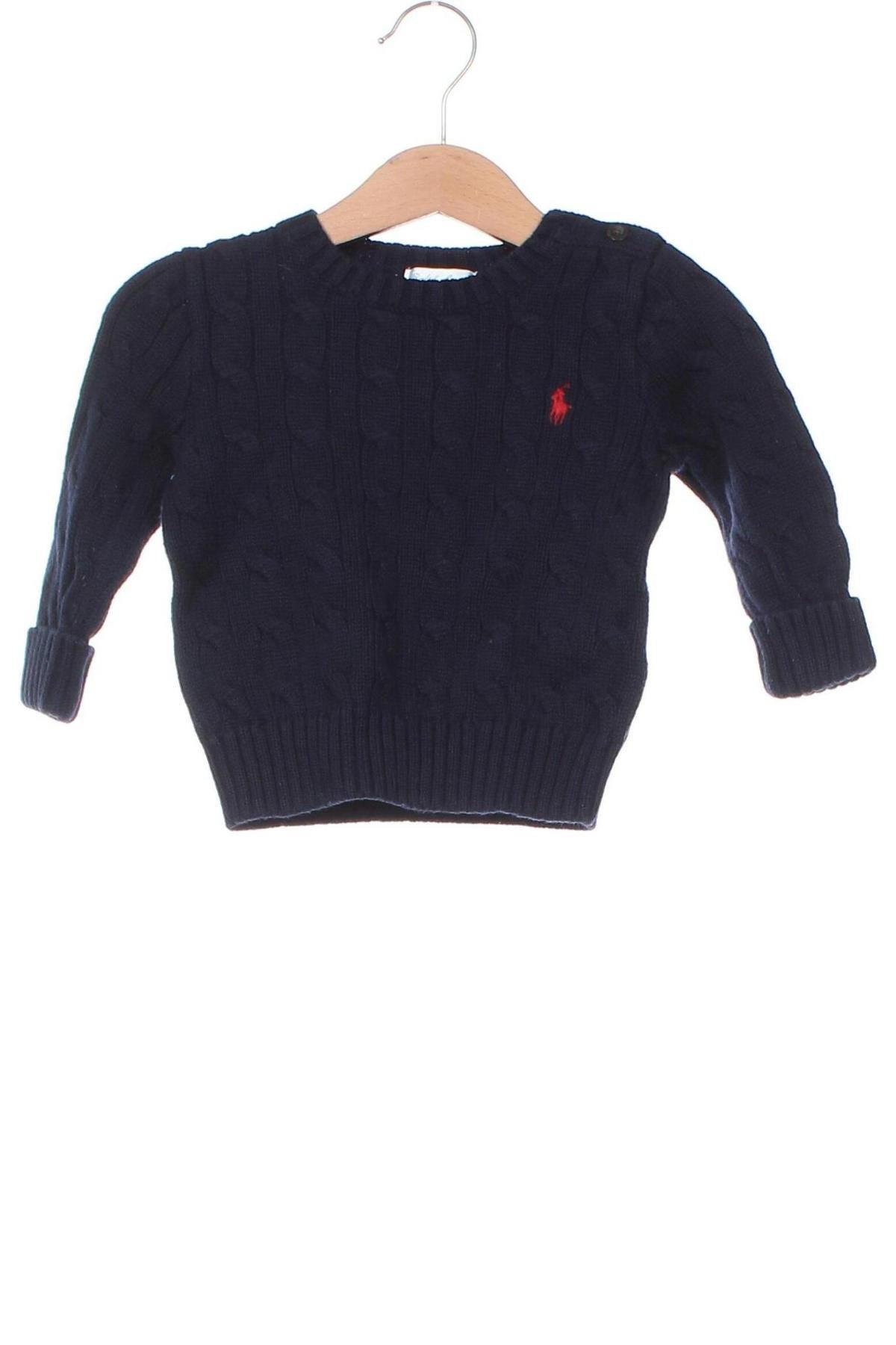 Kinderpullover Ralph Lauren, Größe 6-9m/ 68-74 cm, Farbe Blau, Preis € 24,99