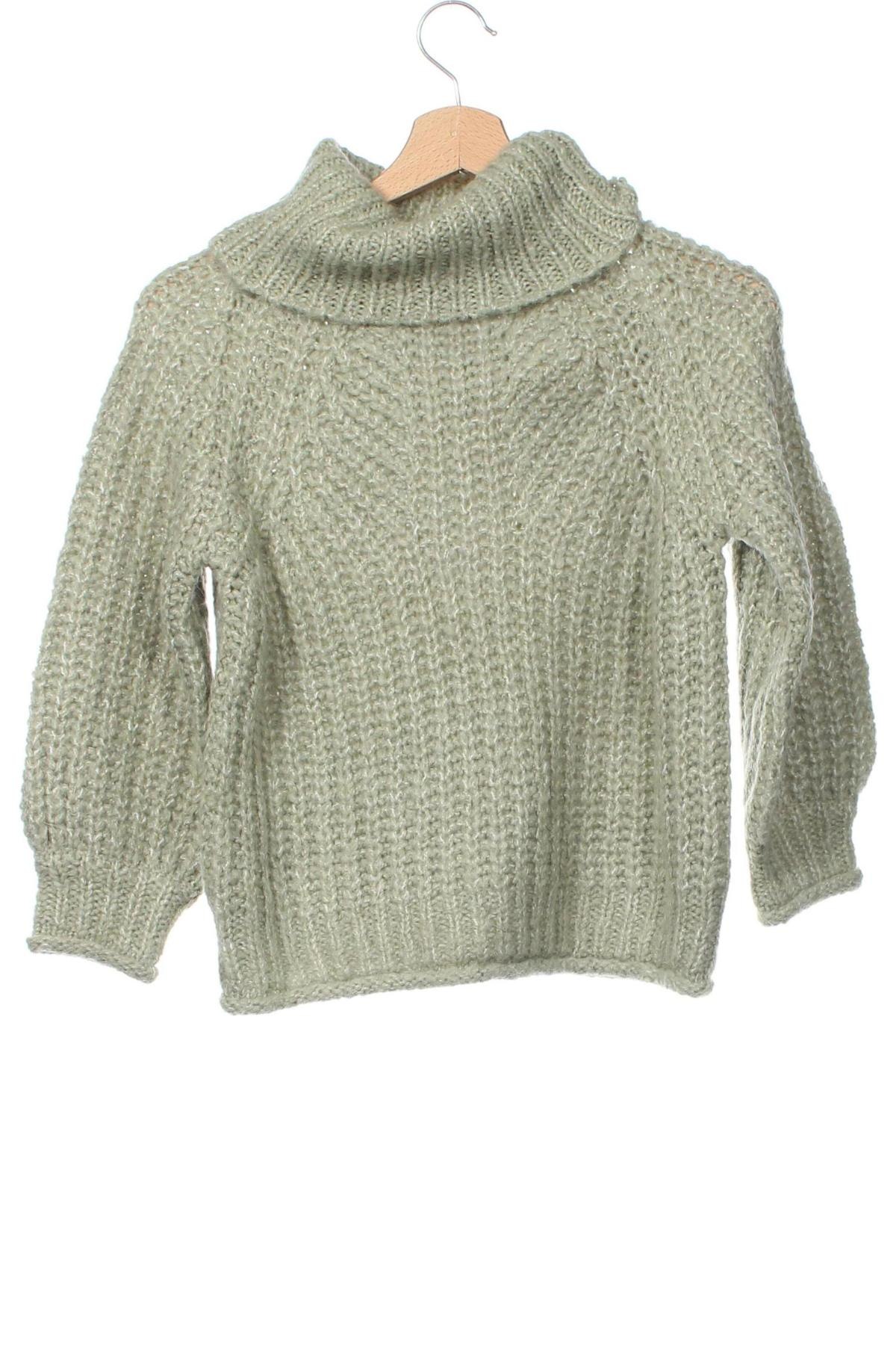 Dziecięcy sweter Zara, Rozmiar 7-8y/ 128-134 cm, Kolor Zielony, Cena 59,75 zł