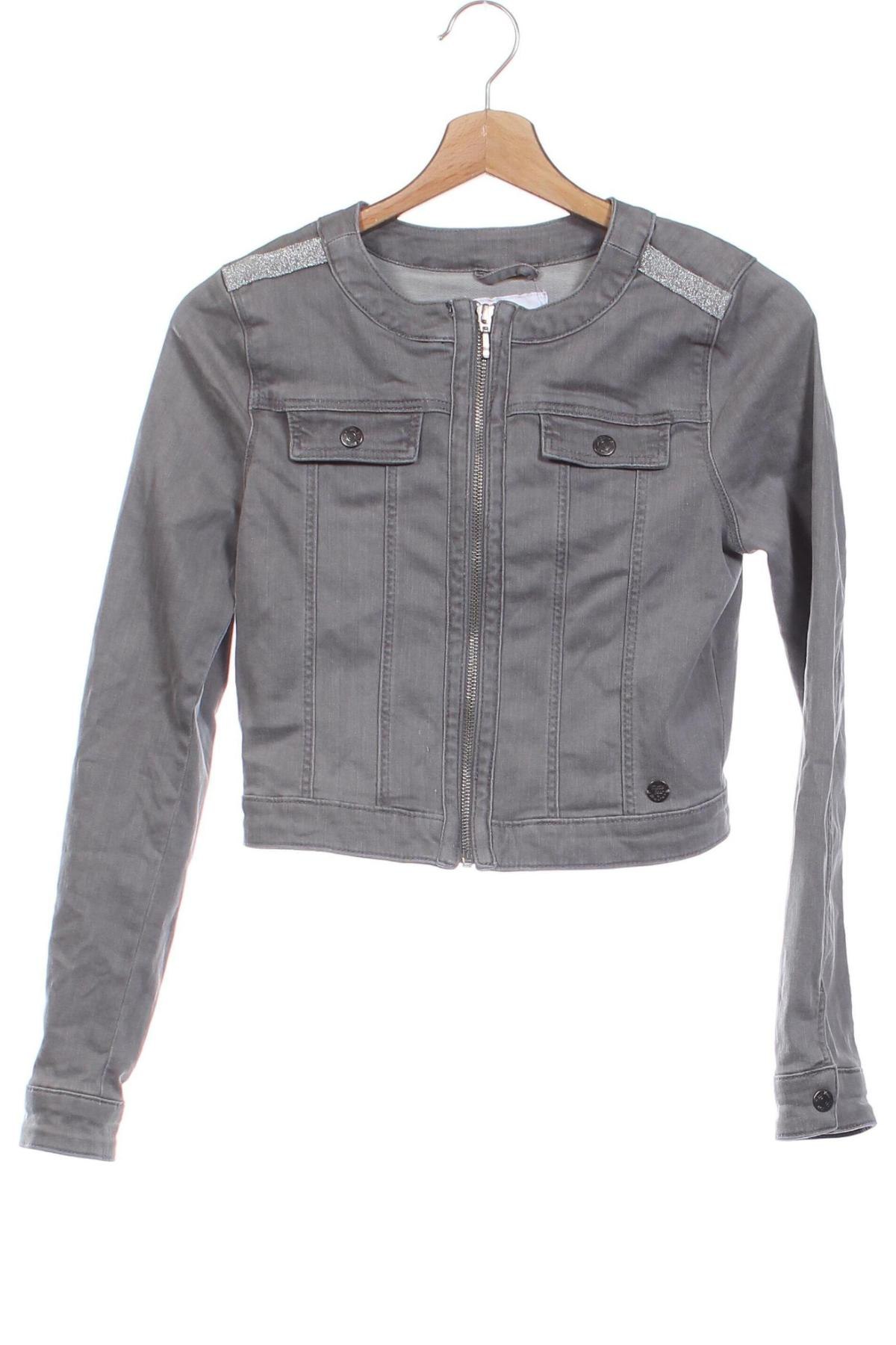 Kinder Jeansjacke Jbc, Größe 12-13y/ 158-164 cm, Farbe Grau, Preis 7,99 €