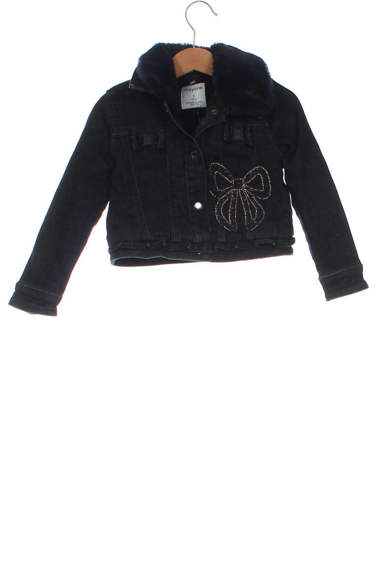 Kinder Jeansjacke Mayoral, Größe 2-3y/ 98-104 cm, Farbe Blau, Preis € 21,26