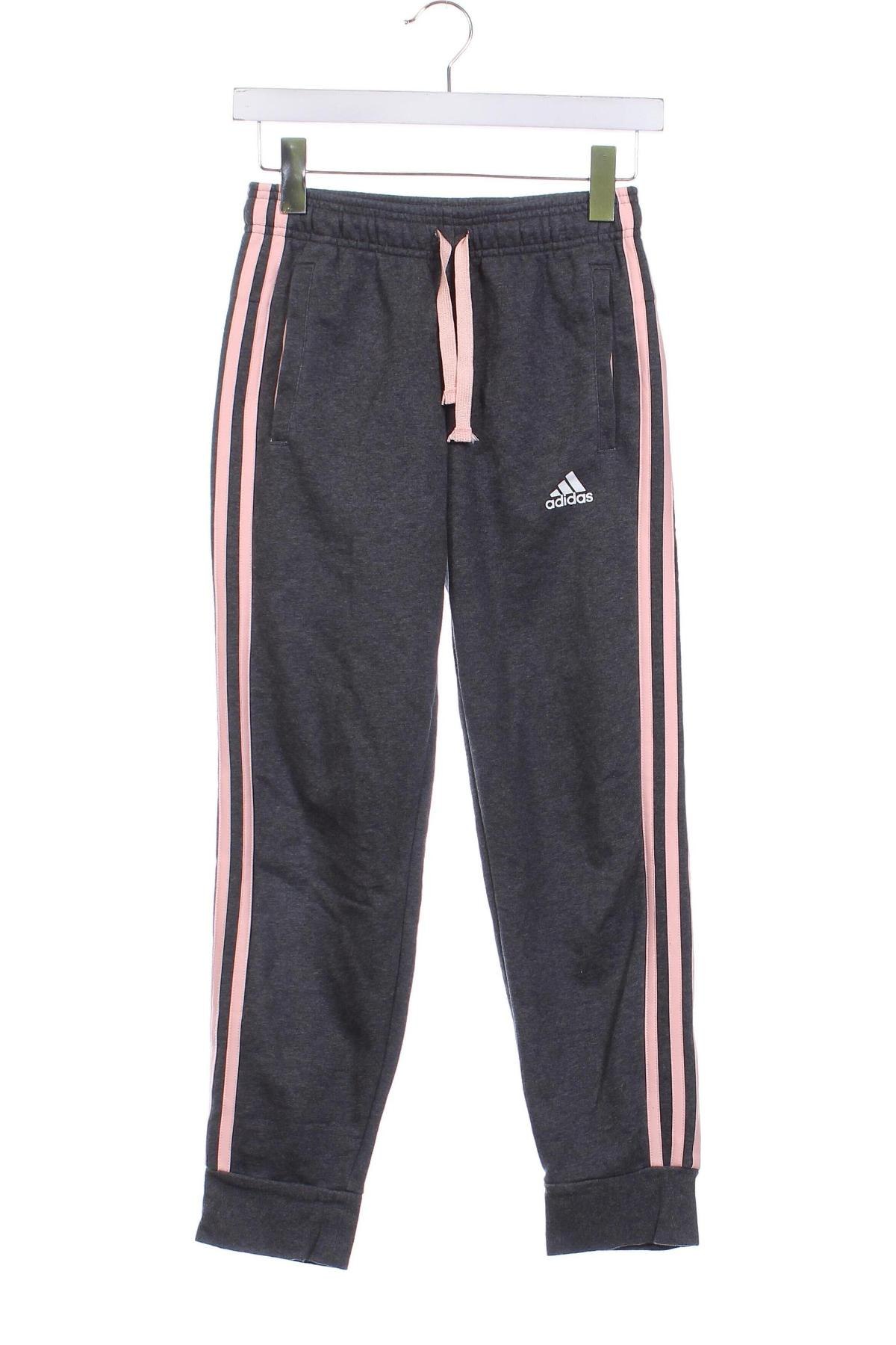 Pantaloni de trening, pentru copii Adidas, Mărime 11-12y/ 152-158 cm, Culoare Gri, Preț 83,49 Lei