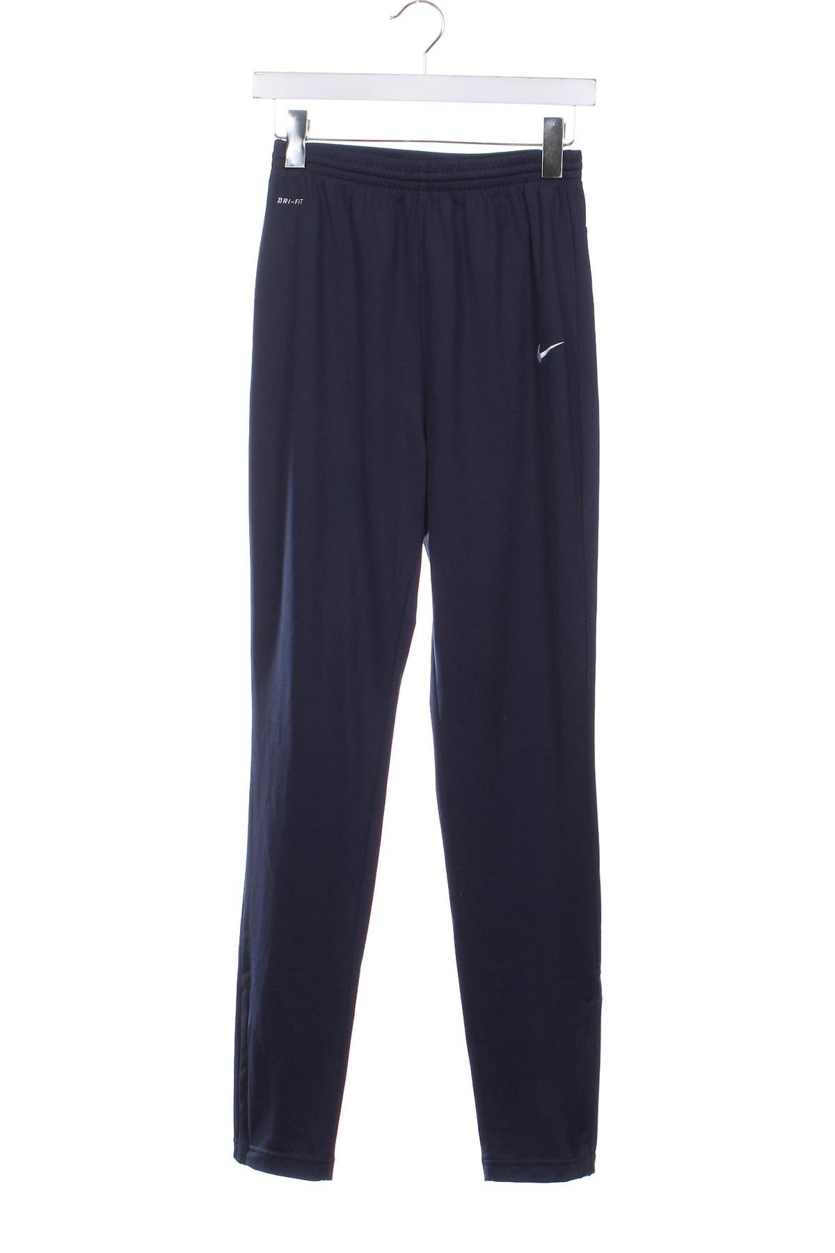 Pantaloni de trening, pentru copii Nike, Mărime 14-15y/ 168-170 cm, Culoare Albastru, Preț 138,49 Lei