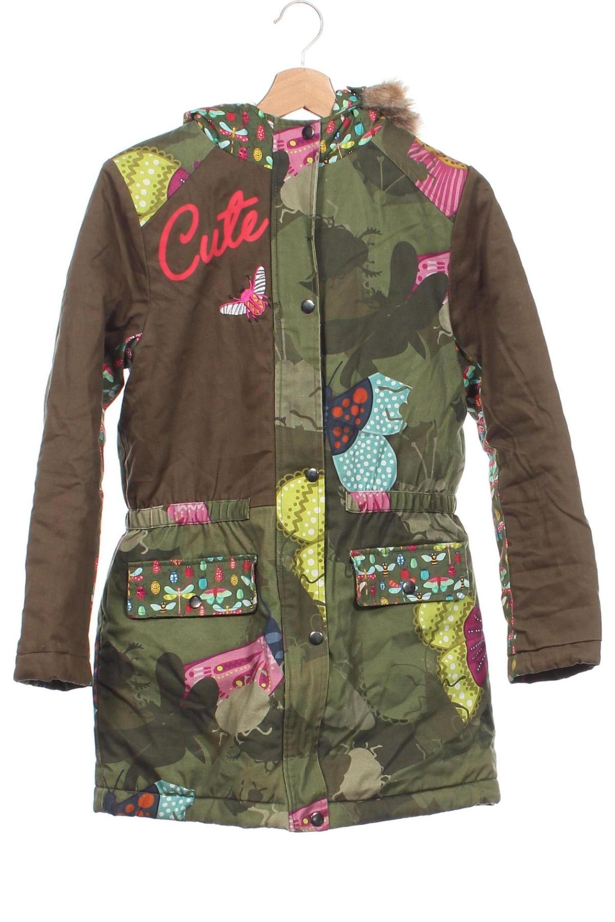 Kinderjacke Desigual, Größe 12-13y/ 158-164 cm, Farbe Grün, Preis € 24,57