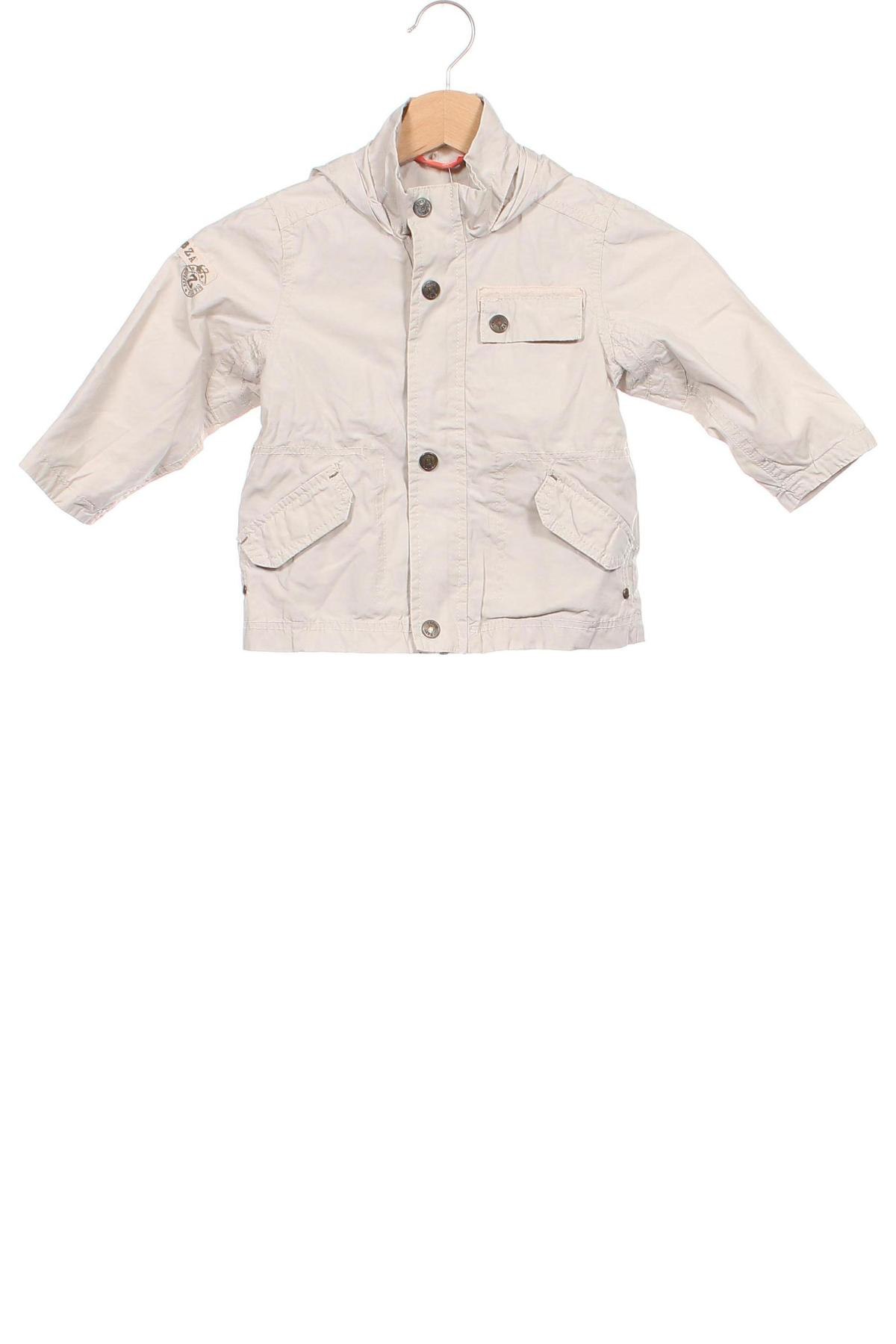 Kinderjacke Zara, Größe 12-18m/ 80-86 cm, Farbe Beige, Preis € 13,30