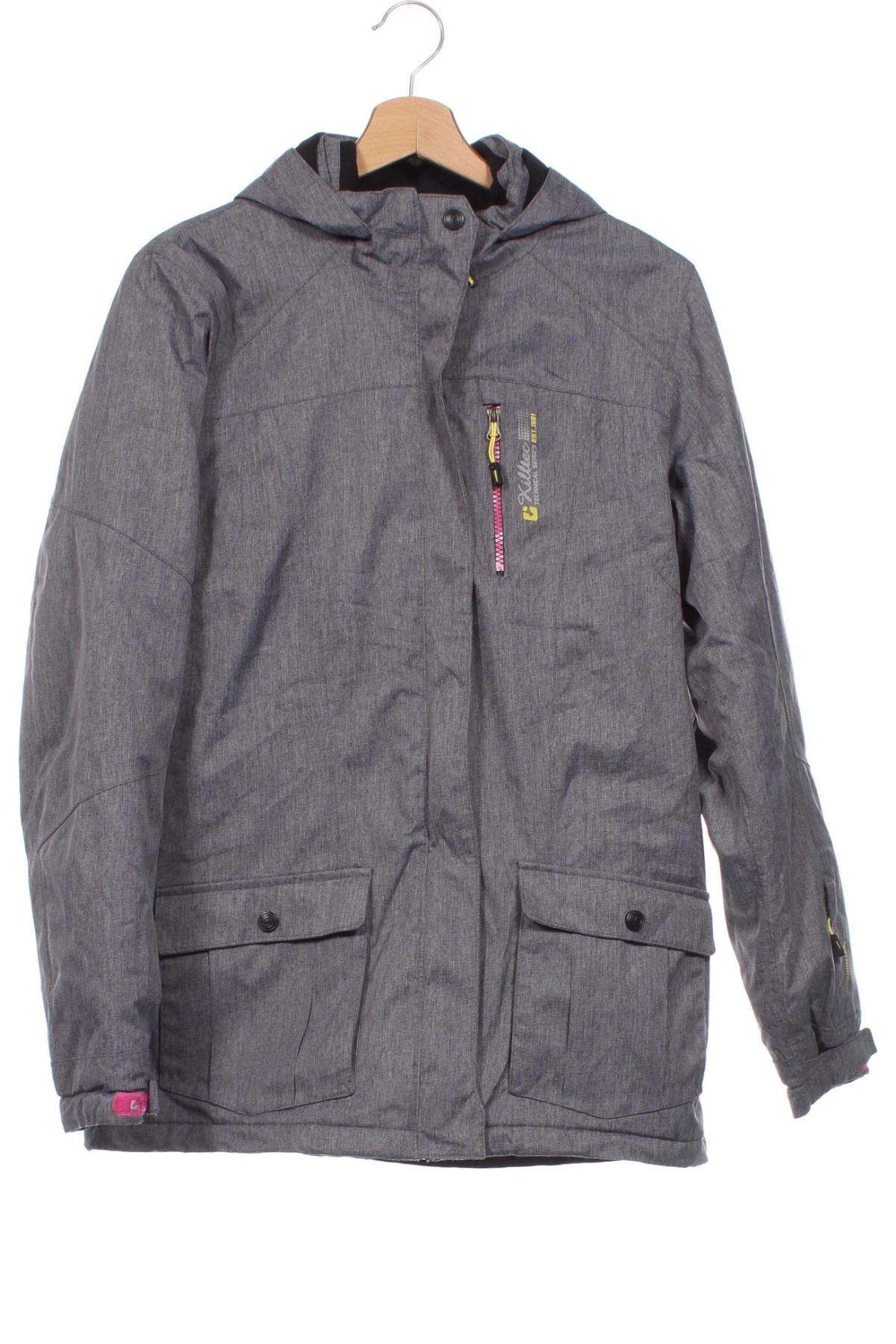 Kinderjacke für Wintersport Killtec, Größe 15-18y/ 170-176 cm, Farbe Grau, Preis € 37,49