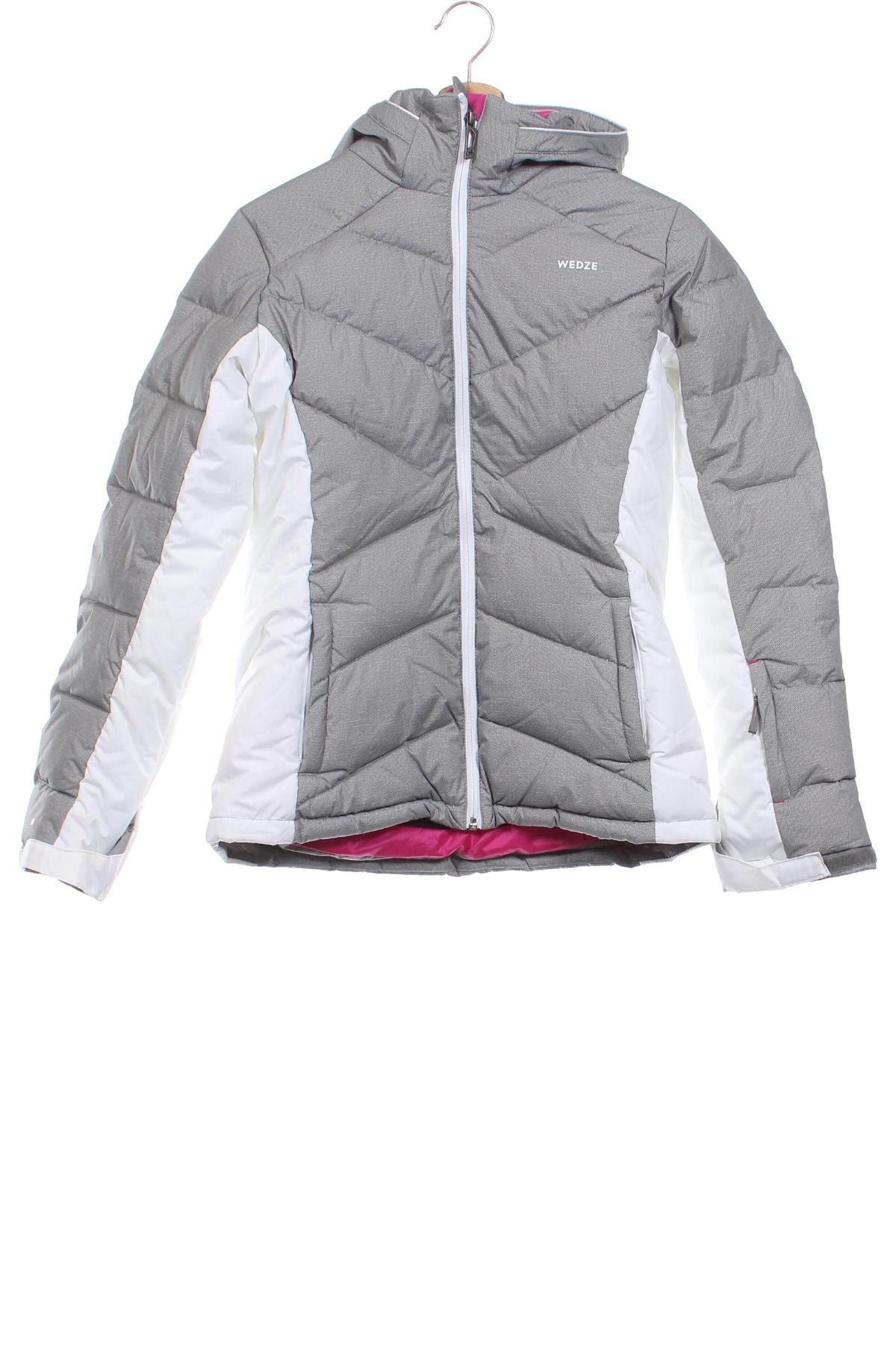 Kinderjacke für Wintersport Wedze, Größe 11-12y/ 152-158 cm, Farbe Grau, Preis € 22,49