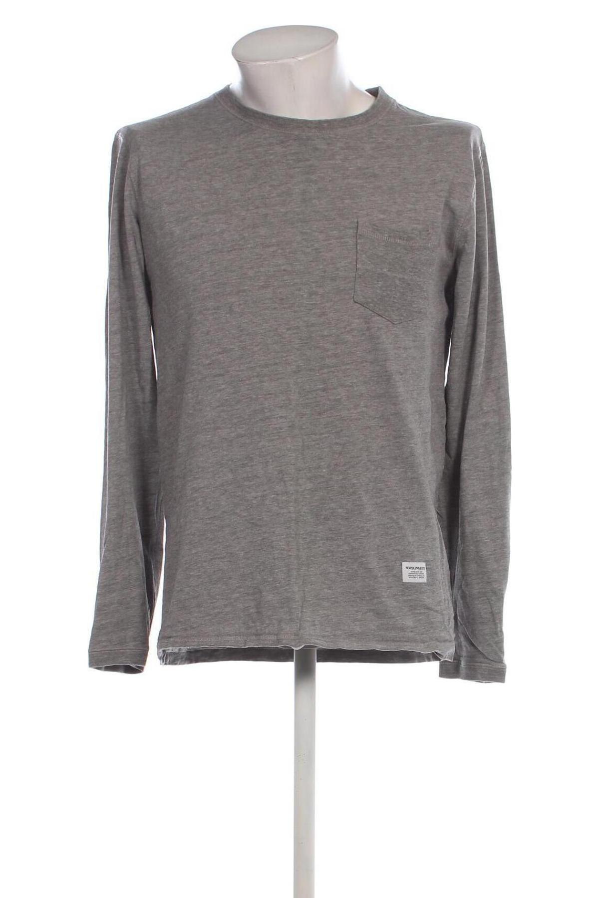 Męska bluzka Norse Projects, Rozmiar L, Kolor Szary, Cena 87,99 zł