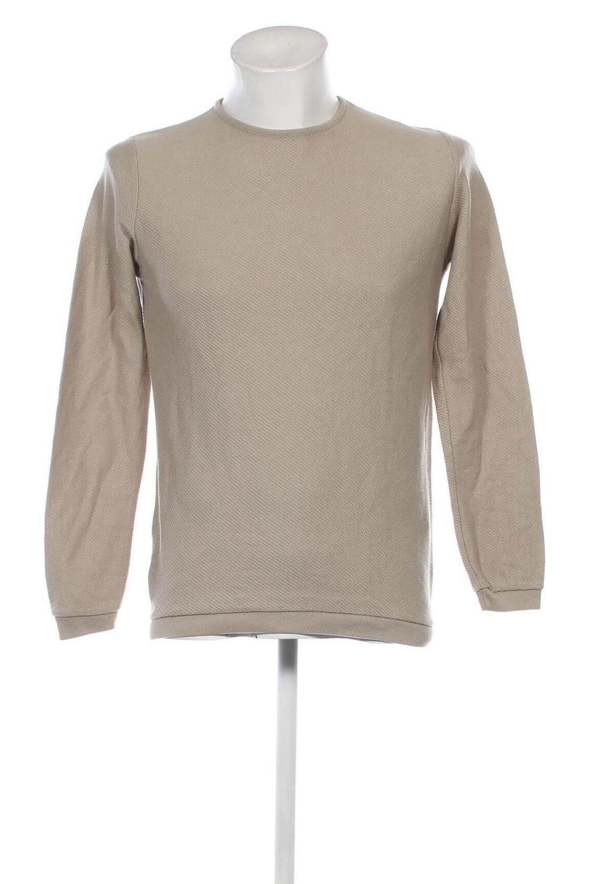 Herren Shirt Zara, Größe M, Farbe Beige, Preis € 6,79