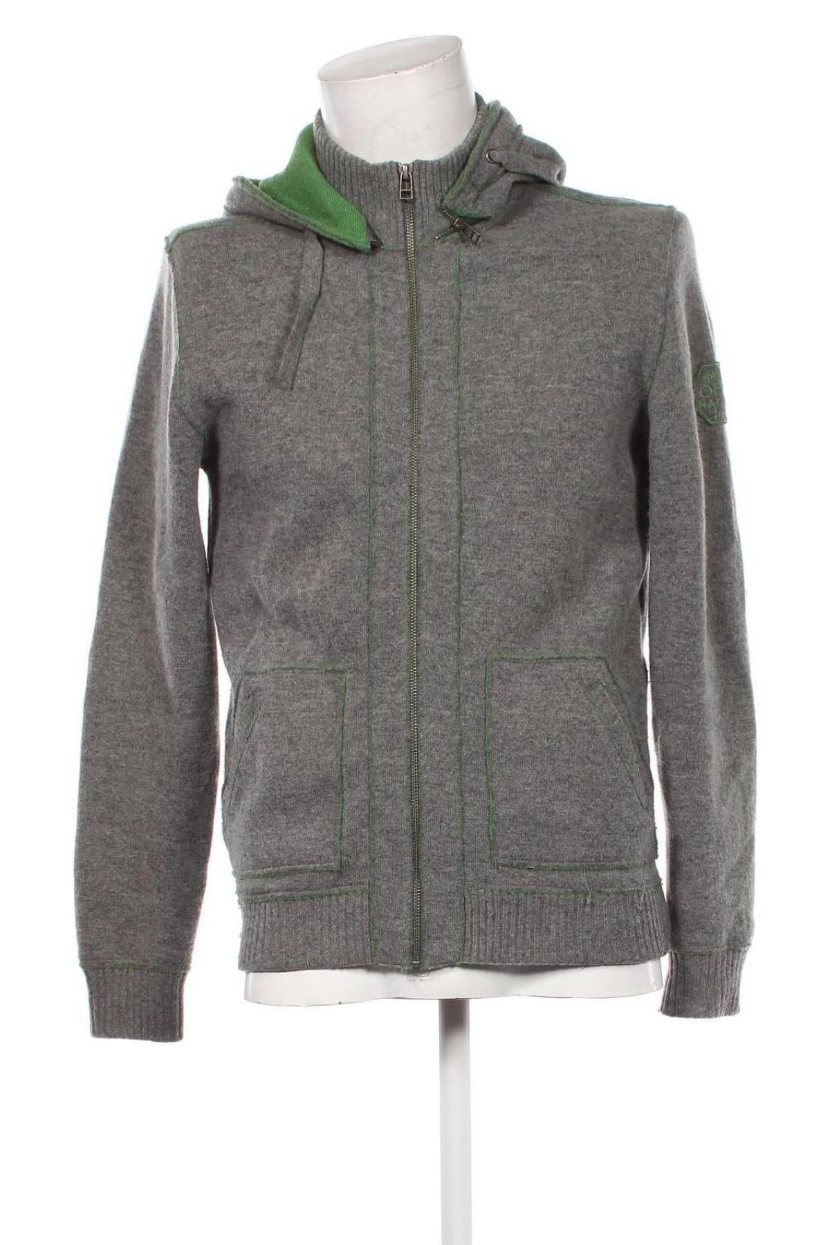 Herren Strickjacke Harris Wilson, Größe M, Farbe Grau, Preis € 28,49