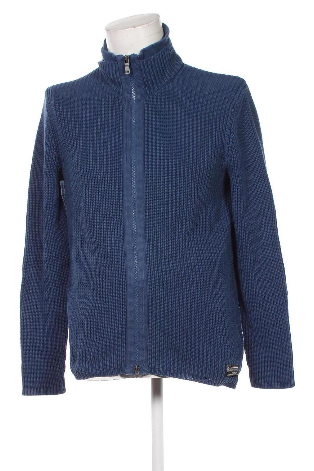 Herren Strickjacke Marc O'Polo, Größe L, Farbe Blau, Preis 40,29 €