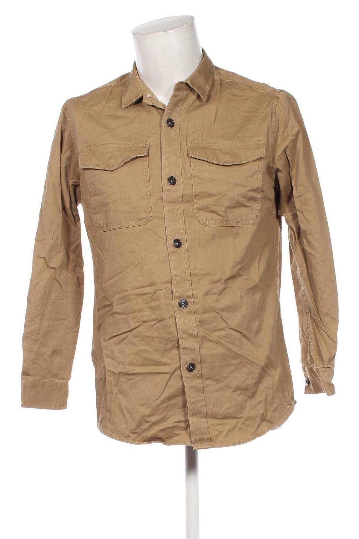 Herrenhemd Connor, Größe S, Farbe Beige, Preis 7,49 €