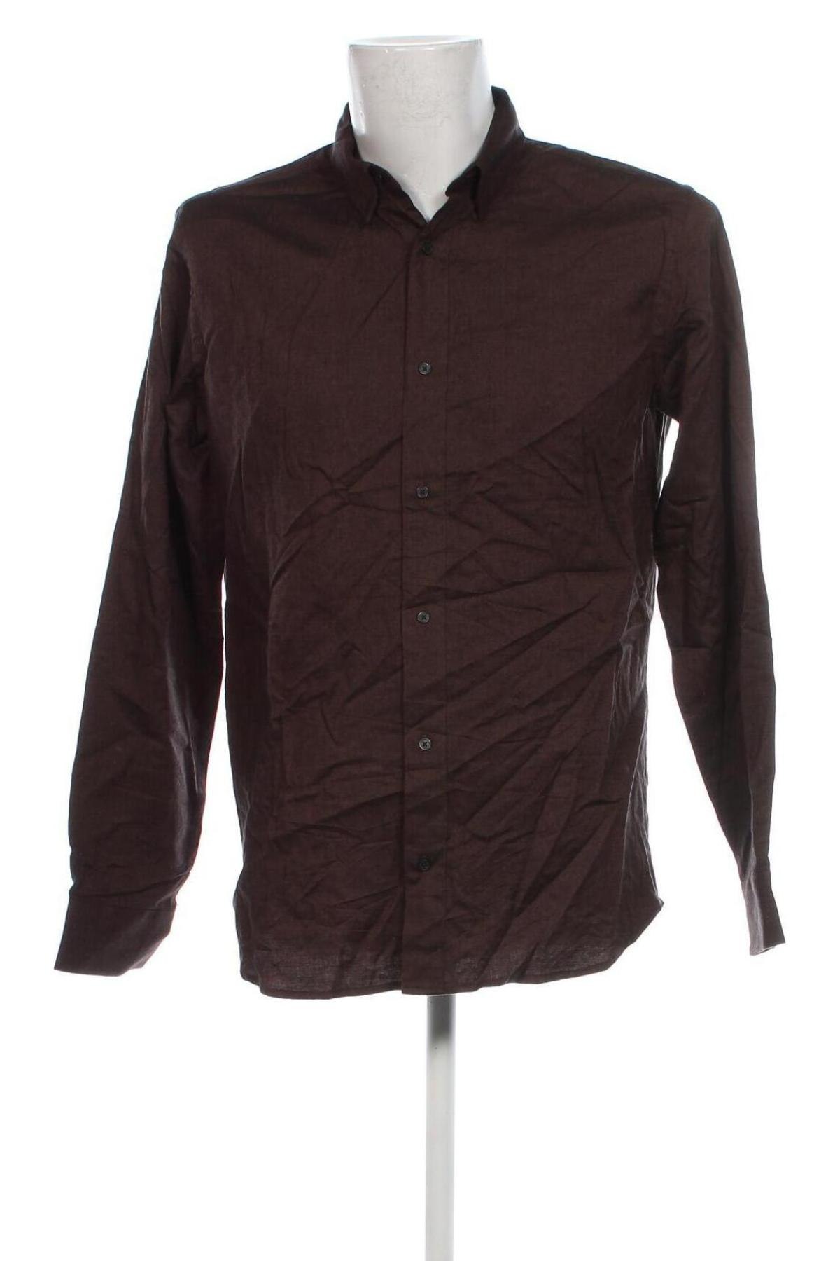 Męska koszula Jack & Jones PREMIUM, Rozmiar L, Kolor Brązowy, Cena 46,99 zł