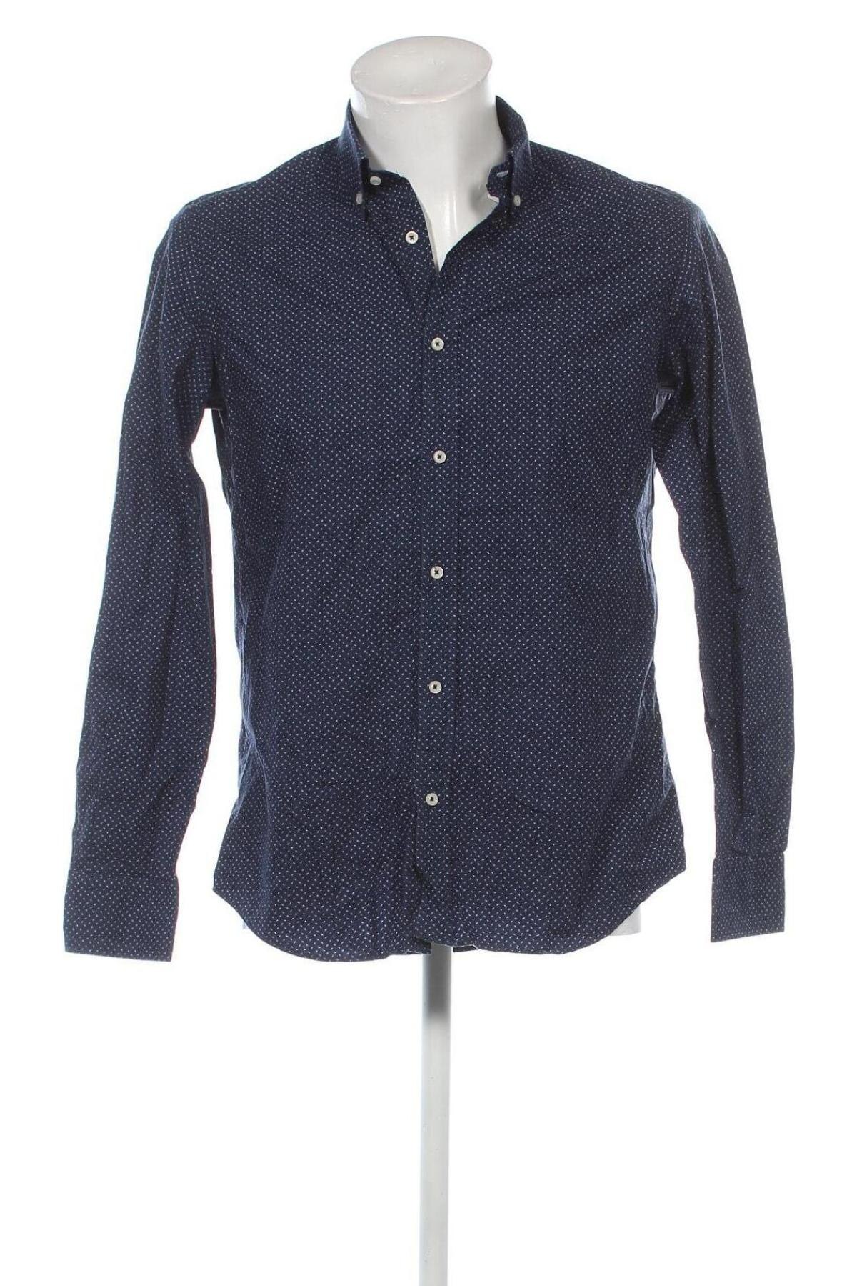 Herrenhemd Massimo Dutti, Größe M, Farbe Blau, Preis 17,99 €