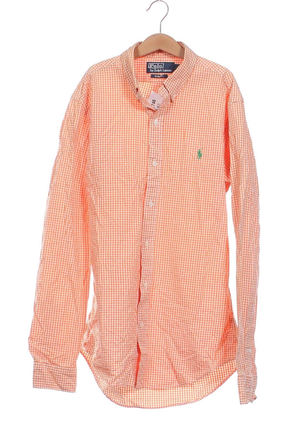 Herrenhemd Polo By Ralph Lauren, Größe S, Farbe Orange, Preis 32,99 €