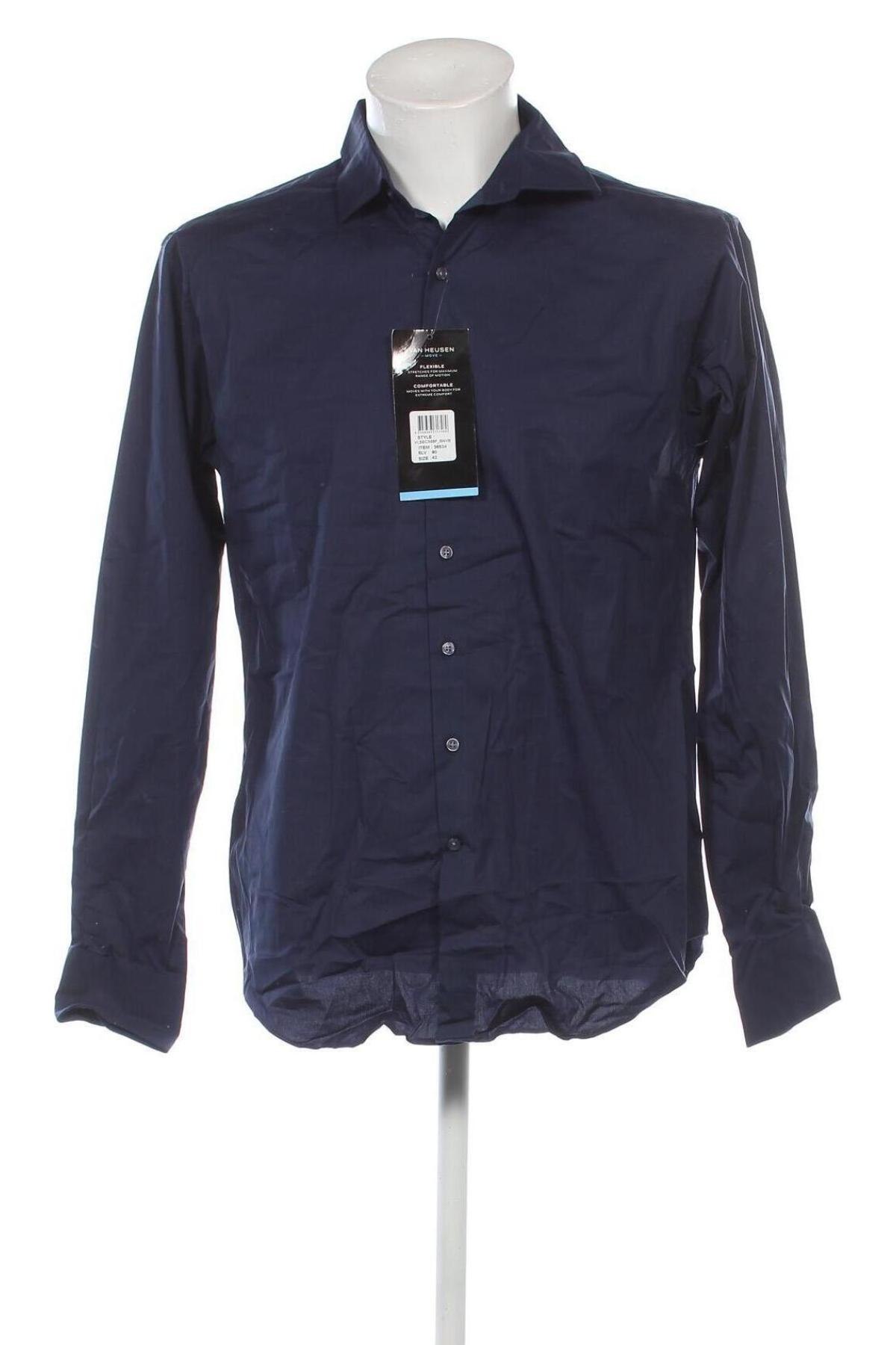 Herrenhemd Van Heusen, Größe L, Farbe Blau, Preis € 32,29