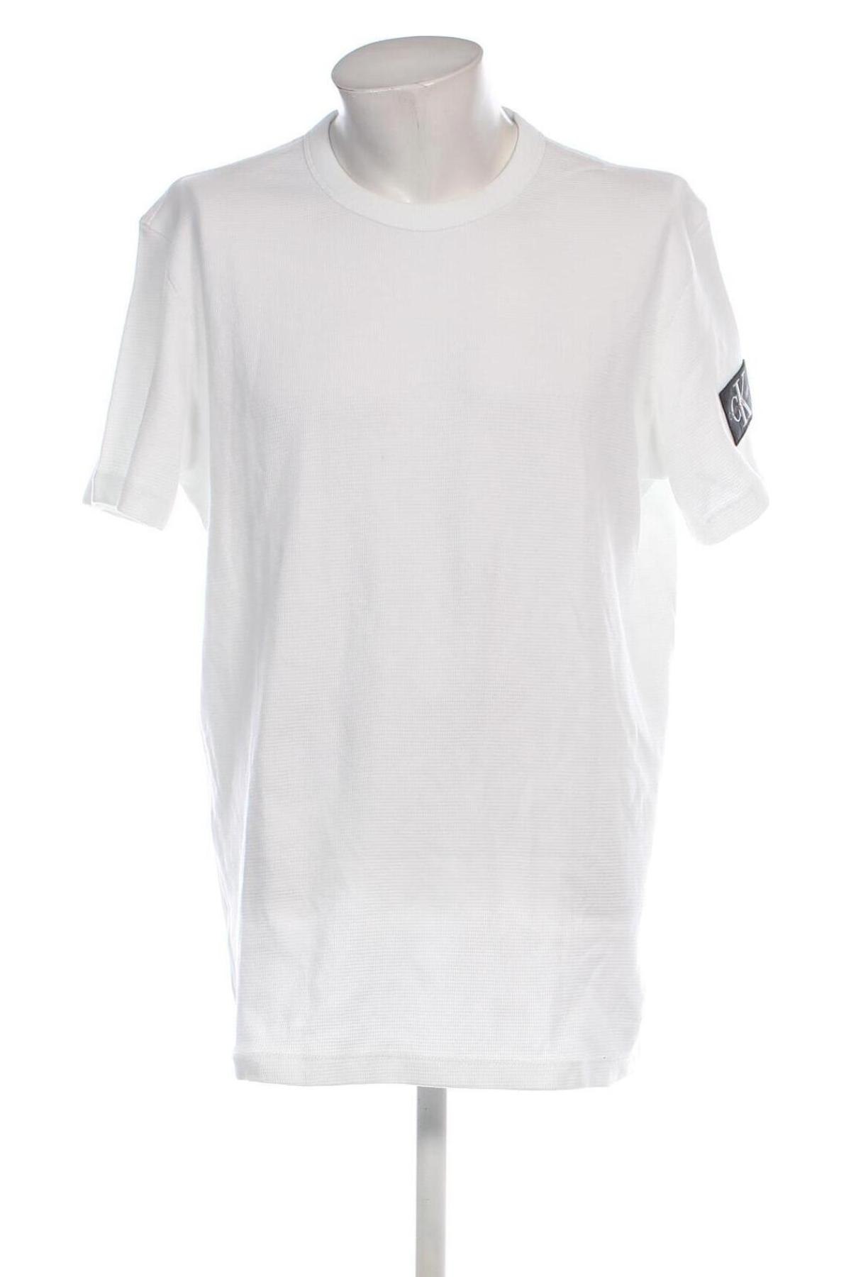 Ανδρικό t-shirt Calvin Klein Jeans, Μέγεθος XXL, Χρώμα Λευκό, Τιμή 50,99 €