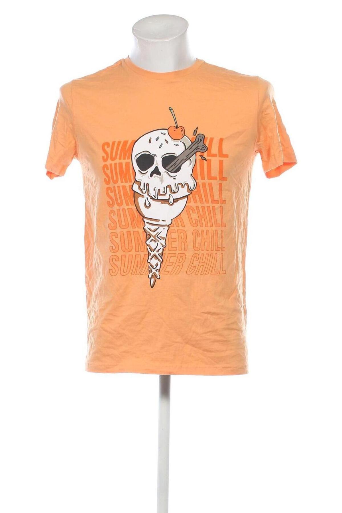 Herren T-Shirt Jack & Jones, Größe M, Farbe Orange, Preis € 12,79