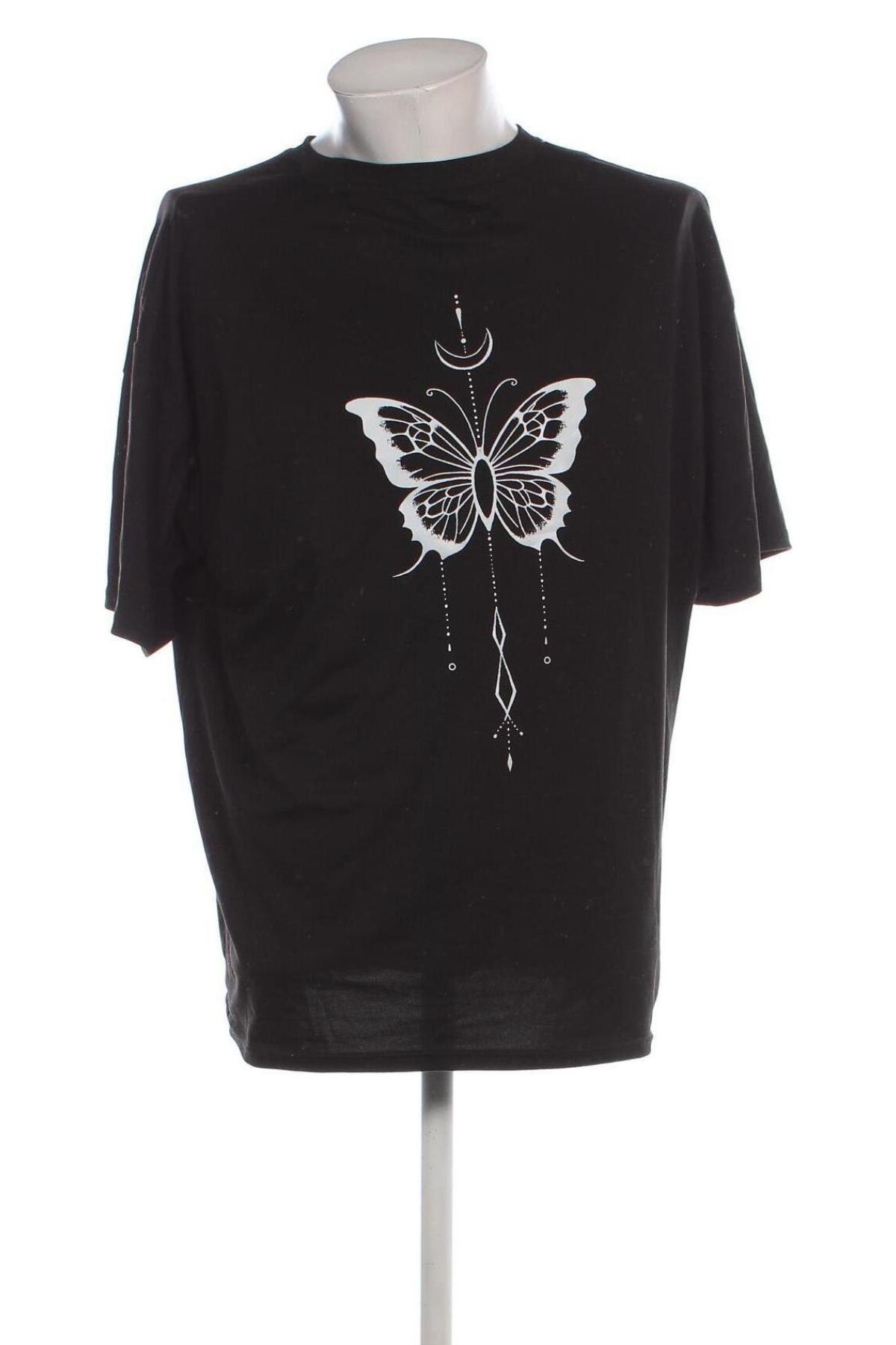 Ανδρικό t-shirt SHEIN, Μέγεθος M, Χρώμα Μαύρο, Τιμή 6,65 €