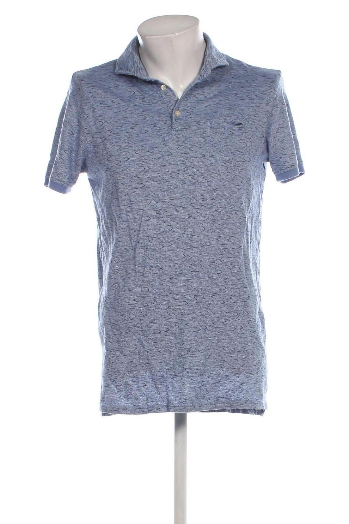 Męski T-shirt Scotch & Soda, Rozmiar L, Kolor Niebieski, Cena 126,44 zł