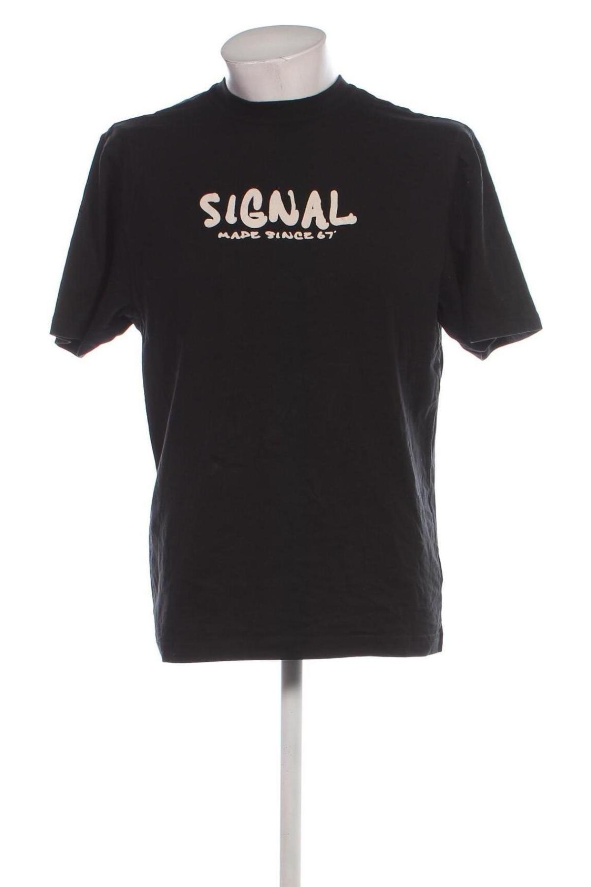 Herren T-Shirt Signal, Größe M, Farbe Schwarz, Preis € 10,99