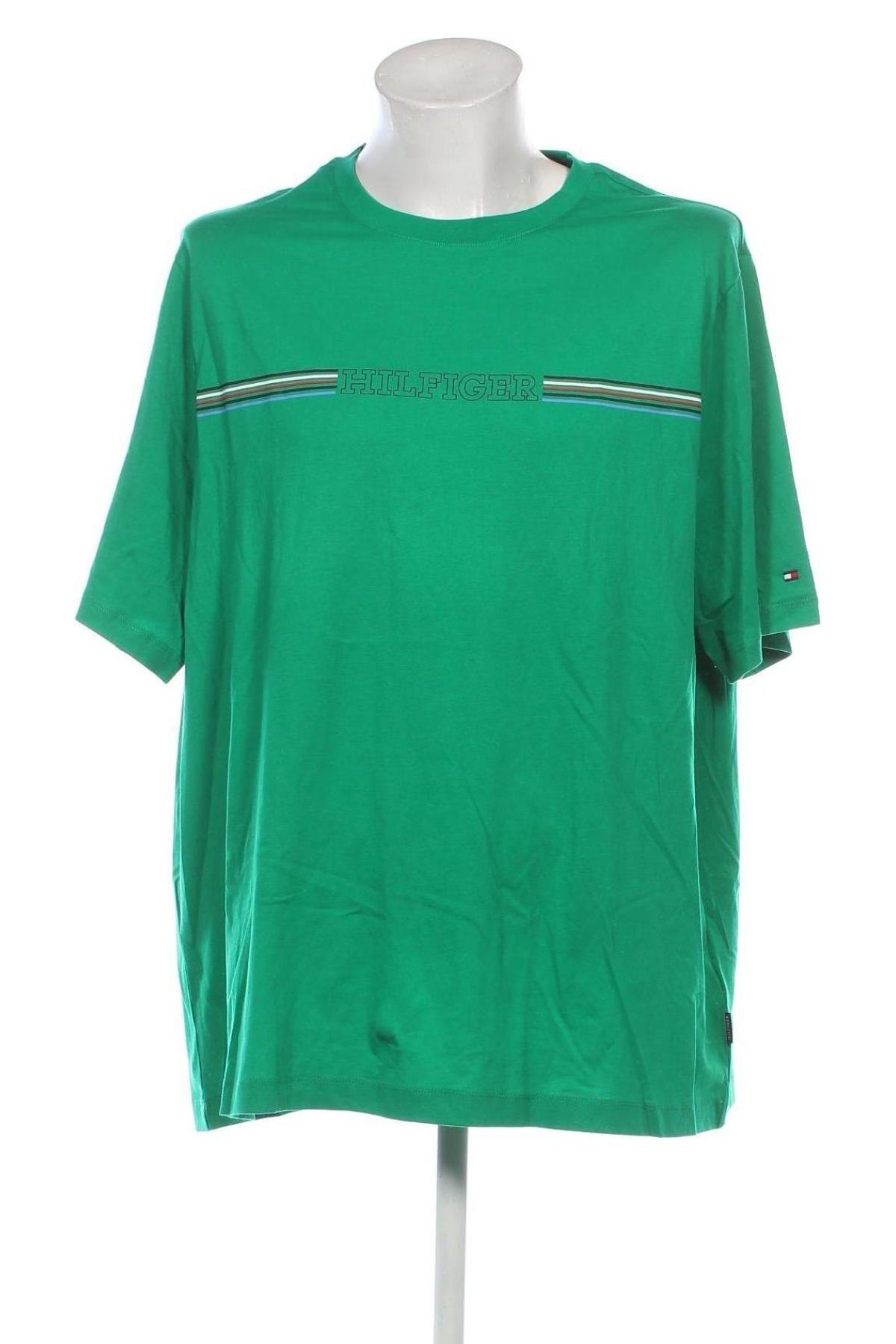 Tricou de bărbați Tommy Hilfiger, Mărime 3XL, Culoare Verde, Preț 188,99 Lei