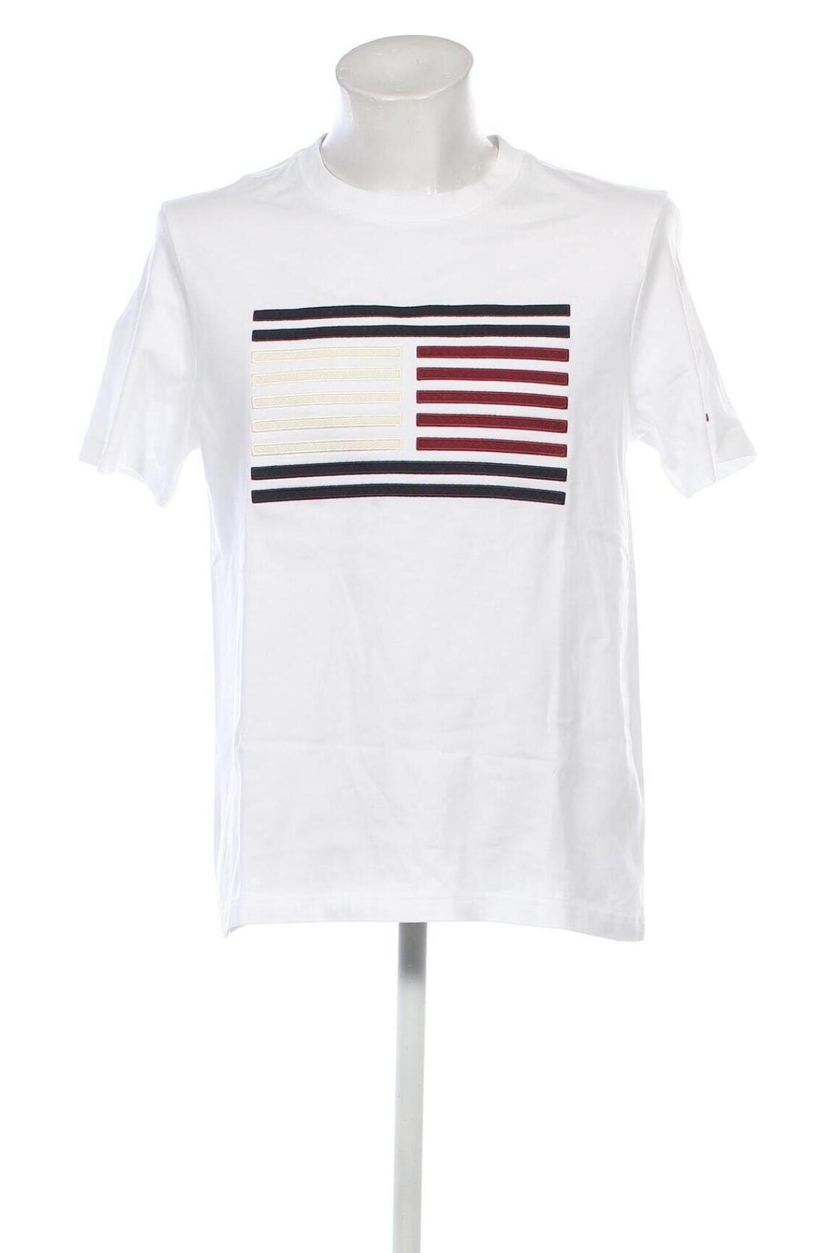 Tricou de bărbați Tommy Hilfiger, Mărime L, Culoare Alb, Preț 269,99 Lei