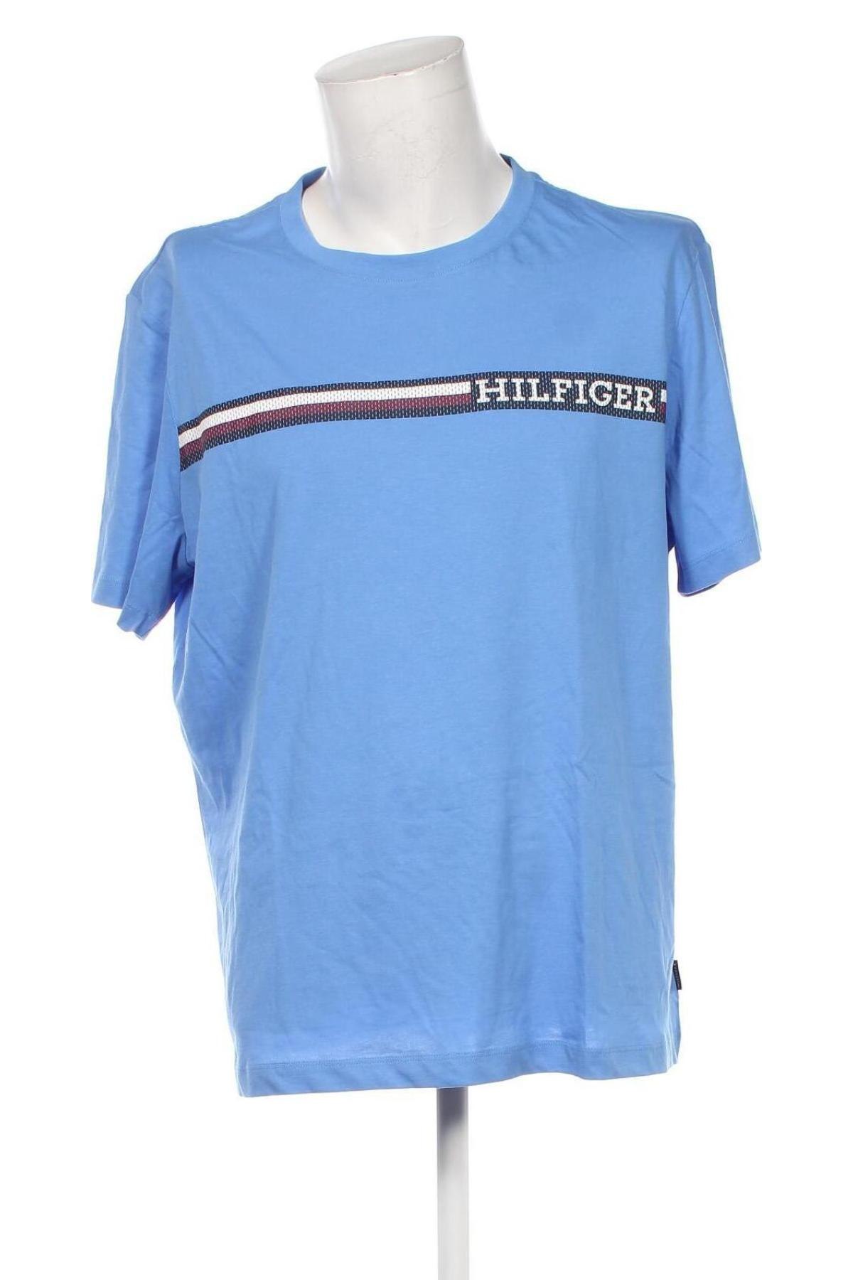 Ανδρικό t-shirt Tommy Hilfiger, Μέγεθος 3XL, Χρώμα Μπλέ, Τιμή 50,99 €