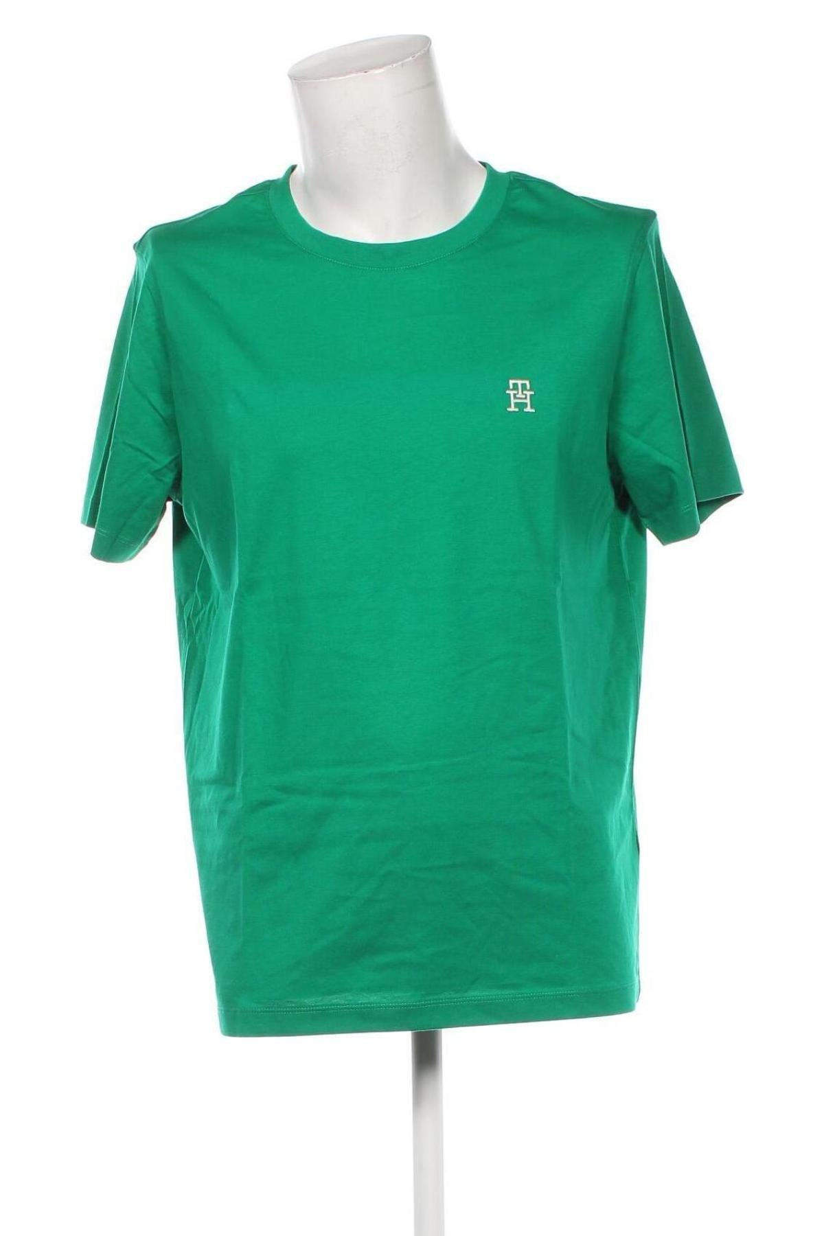 Tricou de bărbați Tommy Hilfiger, Mărime L, Culoare Verde, Preț 188,99 Lei