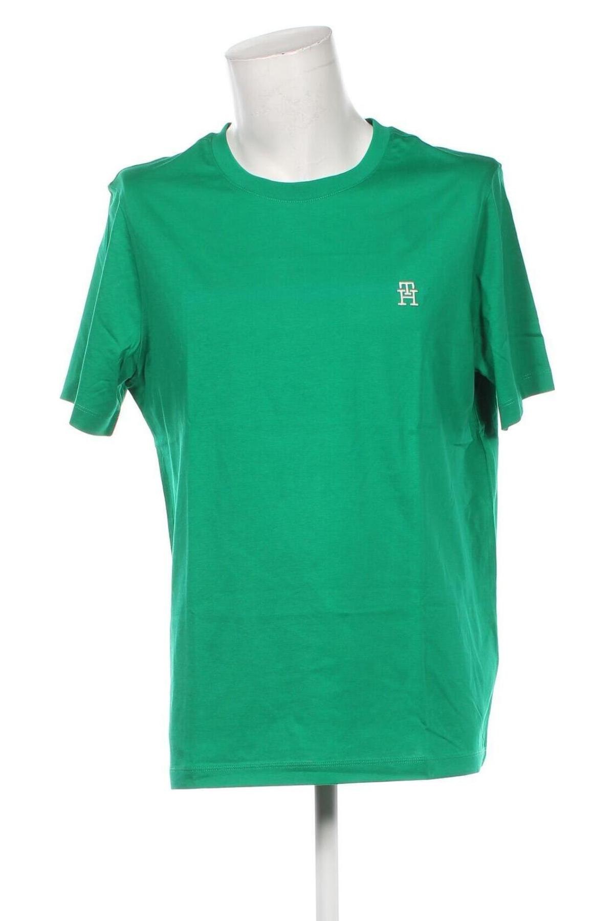 Herren T-Shirt Tommy Hilfiger, Größe XL, Farbe Grün, Preis 57,49 €