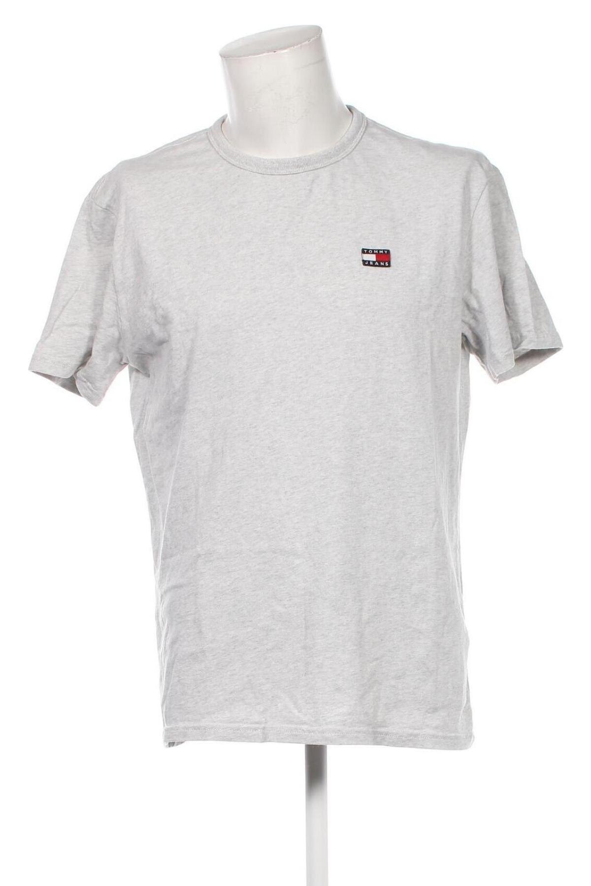 Ανδρικό t-shirt Tommy Jeans, Μέγεθος L, Χρώμα Γκρί, Τιμή 35,99 €