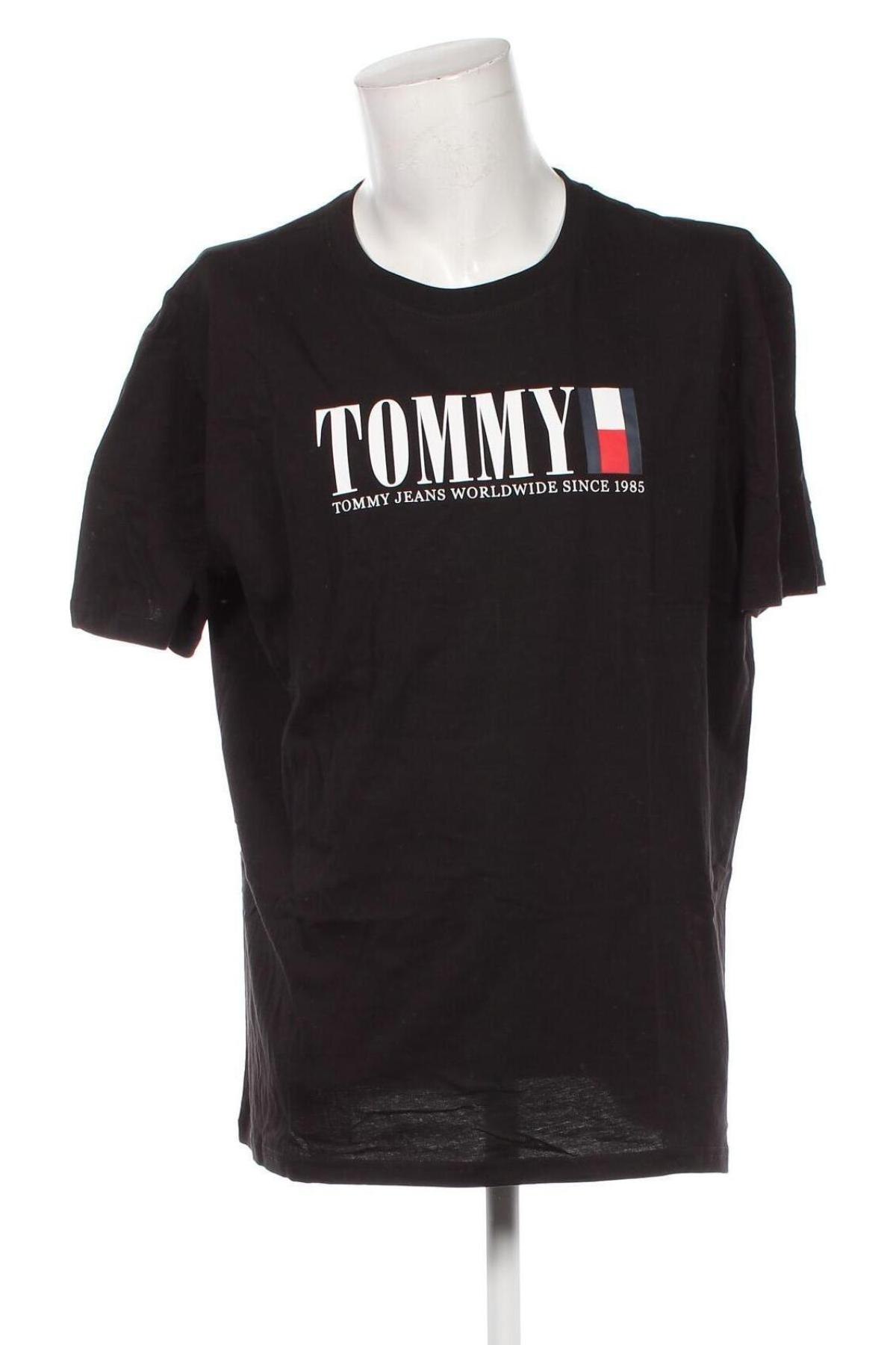 Ανδρικό t-shirt Tommy Jeans, Μέγεθος XXL, Χρώμα Μαύρο, Τιμή 50,99 €