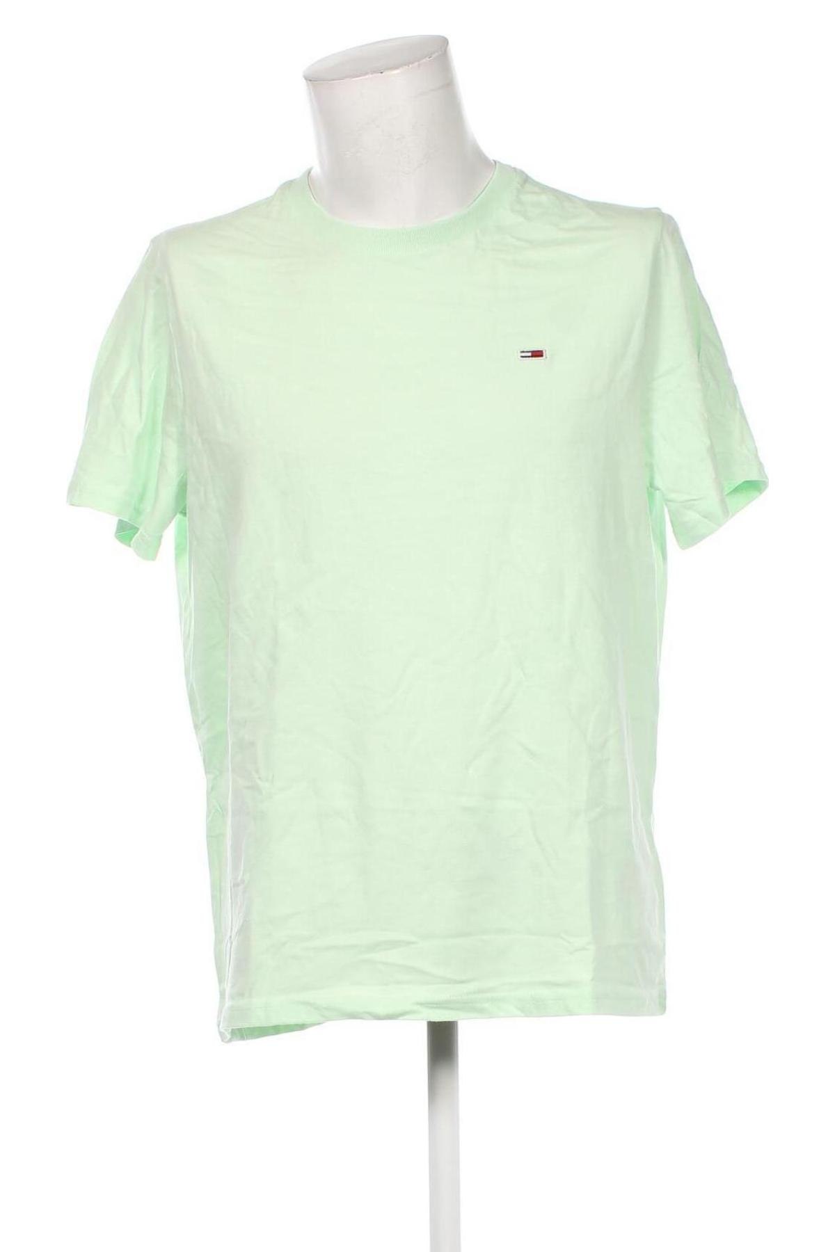 Tricou de bărbați Tommy Jeans, Mărime XL, Culoare Verde, Preț 269,99 Lei