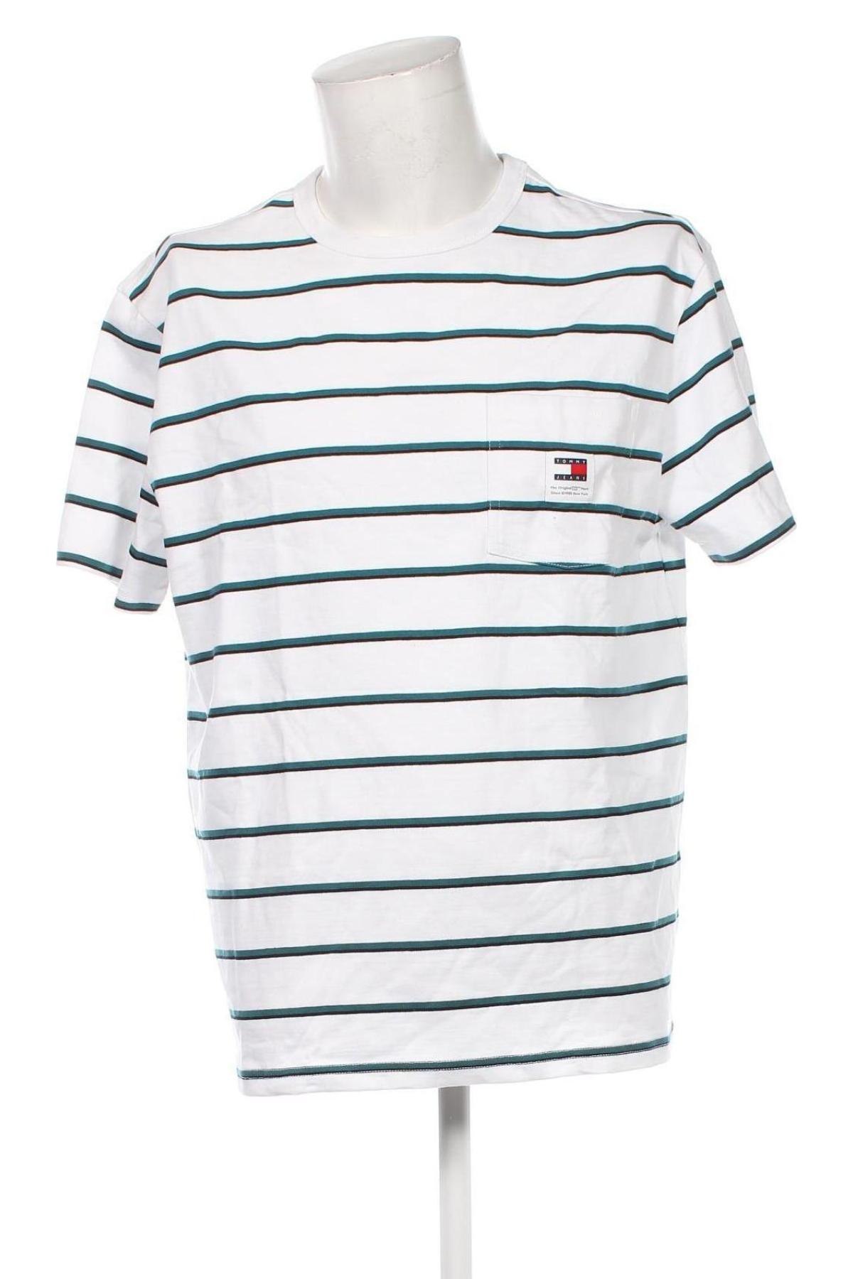 Ανδρικό t-shirt Tommy Jeans, Μέγεθος L, Χρώμα Λευκό, Τιμή 50,99 €