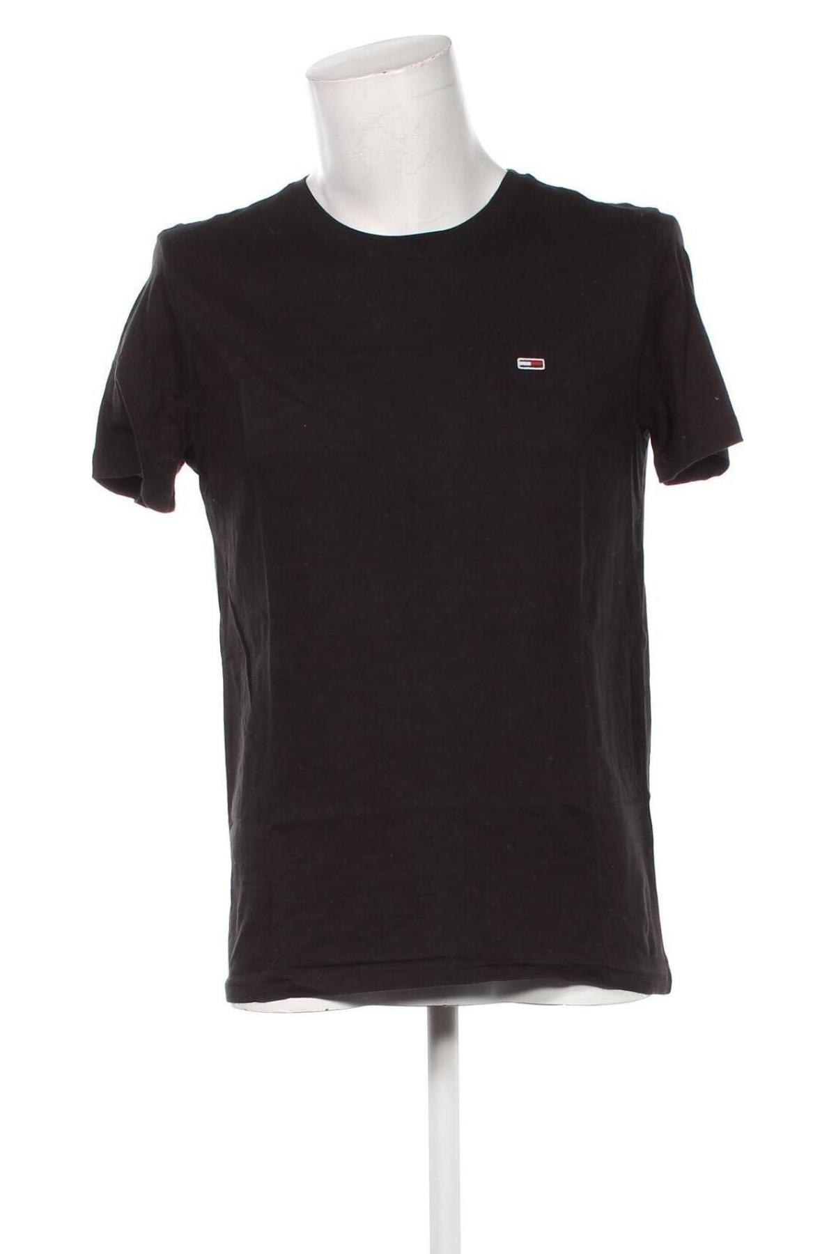 Herren T-Shirt Tommy Jeans, Größe L, Farbe Schwarz, Preis 57,49 €