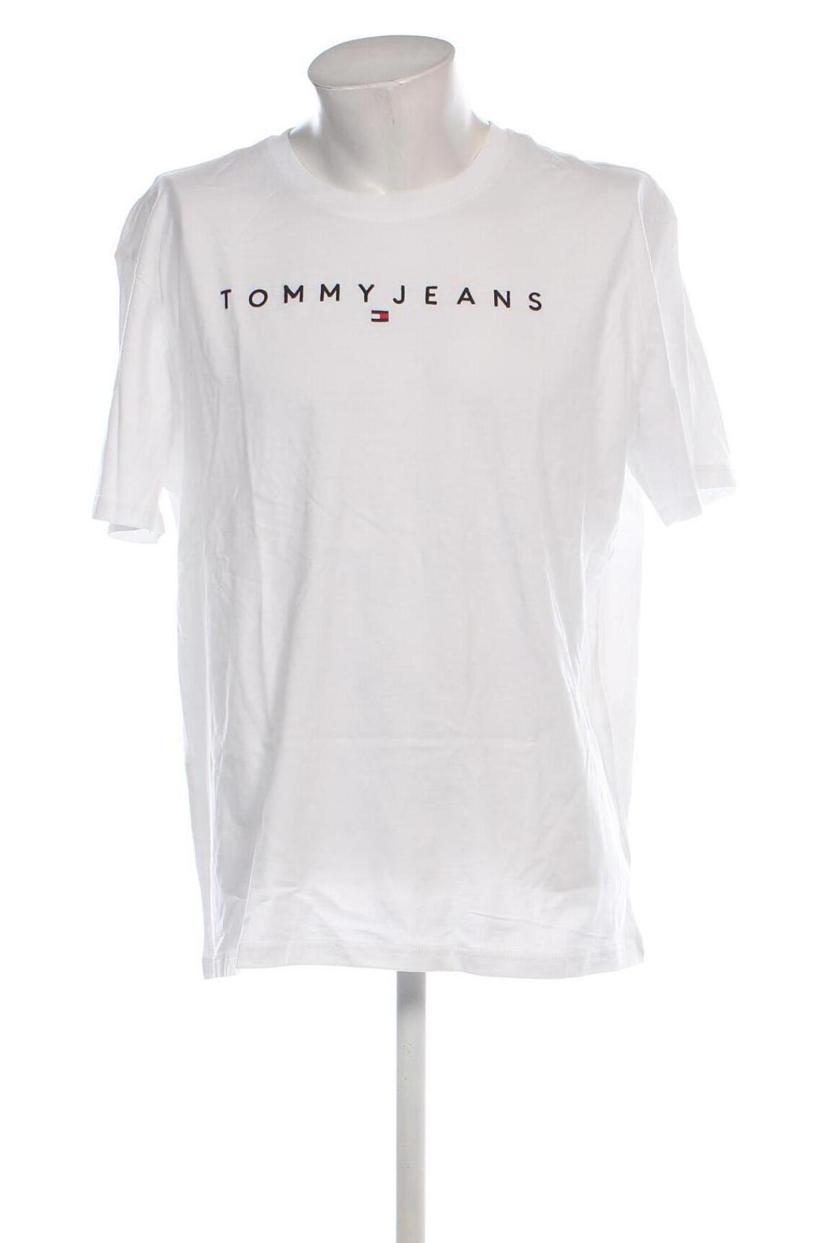 Pánske tričko  Tommy Jeans, Veľkosť XL, Farba Biela, Cena  46,95 €