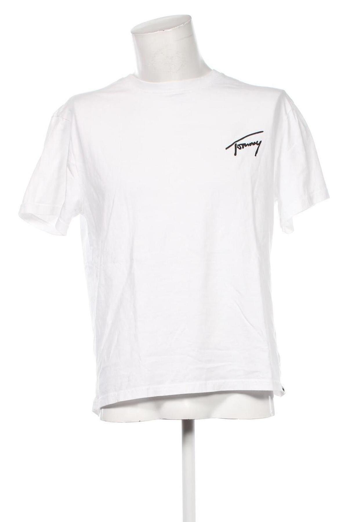 Ανδρικό t-shirt Tommy Jeans, Μέγεθος L, Χρώμα Λευκό, Τιμή 50,99 €