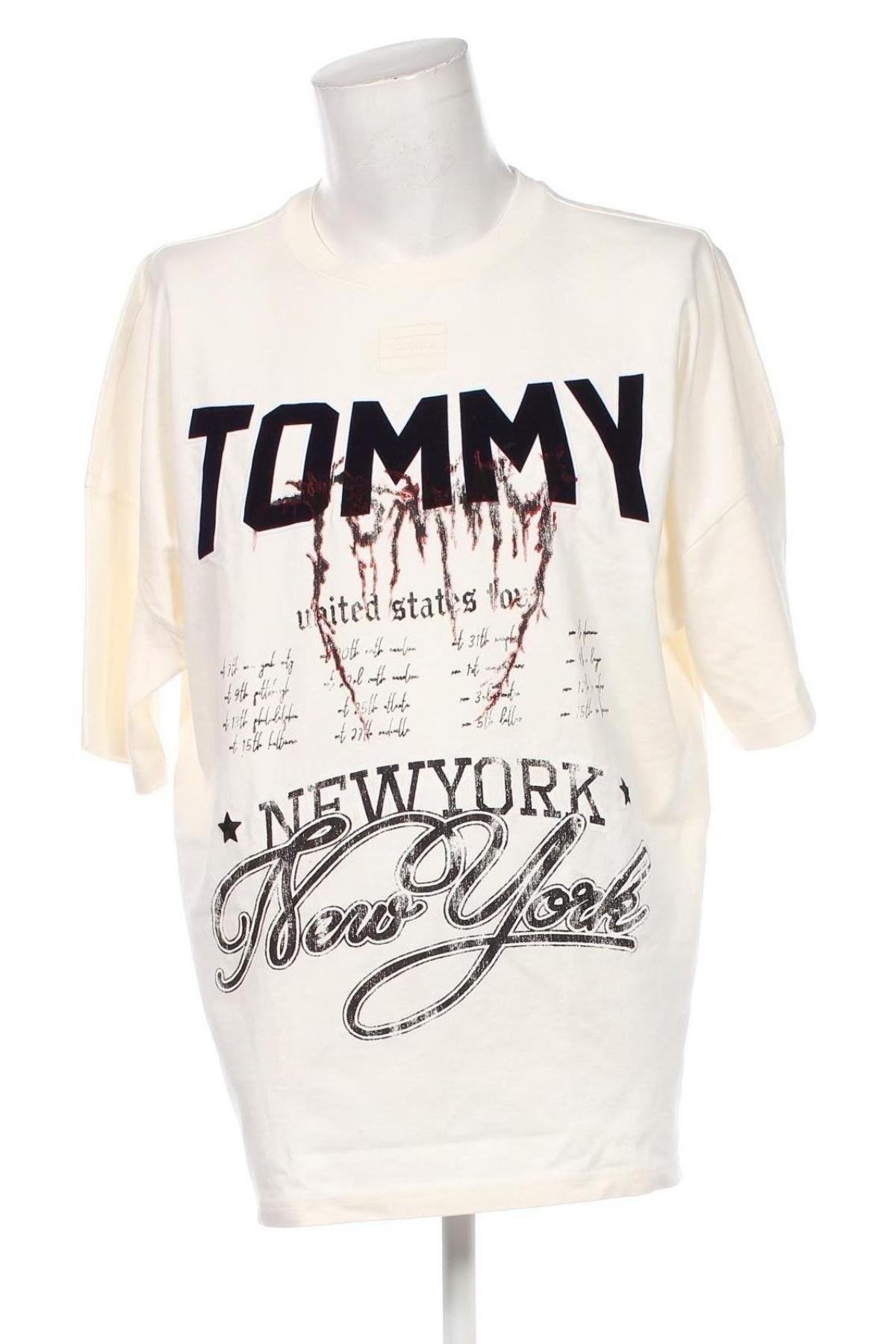 Pánske tričko  Tommy Jeans, Veľkosť XL, Farba Kremová, Cena  24,95 €