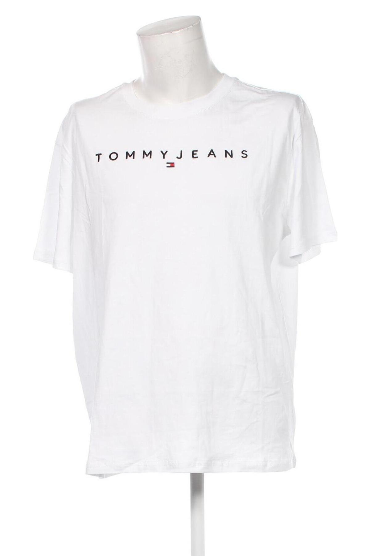 Мъжка тениска Tommy Jeans, Размер XL, Цвят Бял, Цена 57,99 лв.