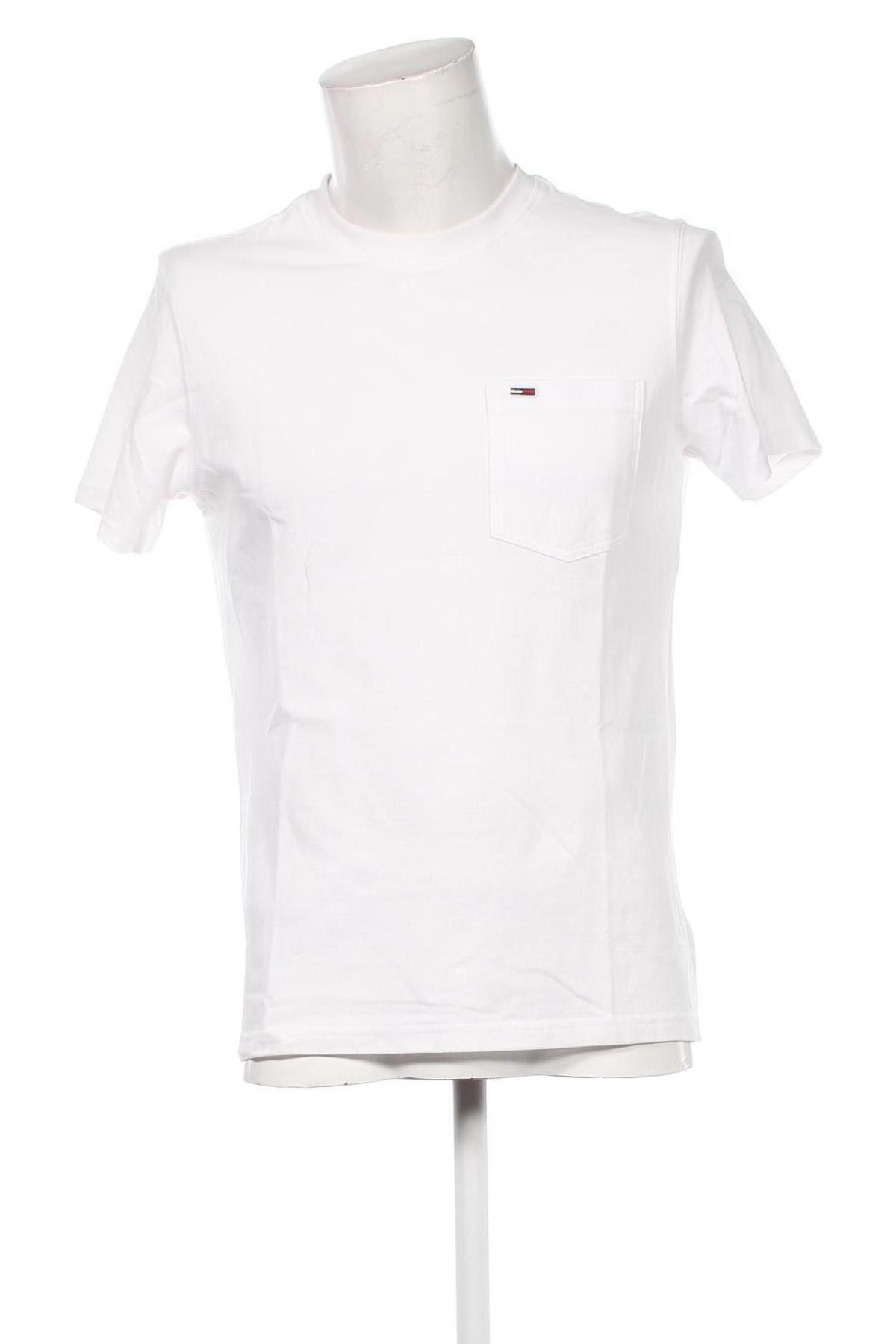 Ανδρικό t-shirt Tommy Jeans, Μέγεθος L, Χρώμα Λευκό, Τιμή 30,99 €