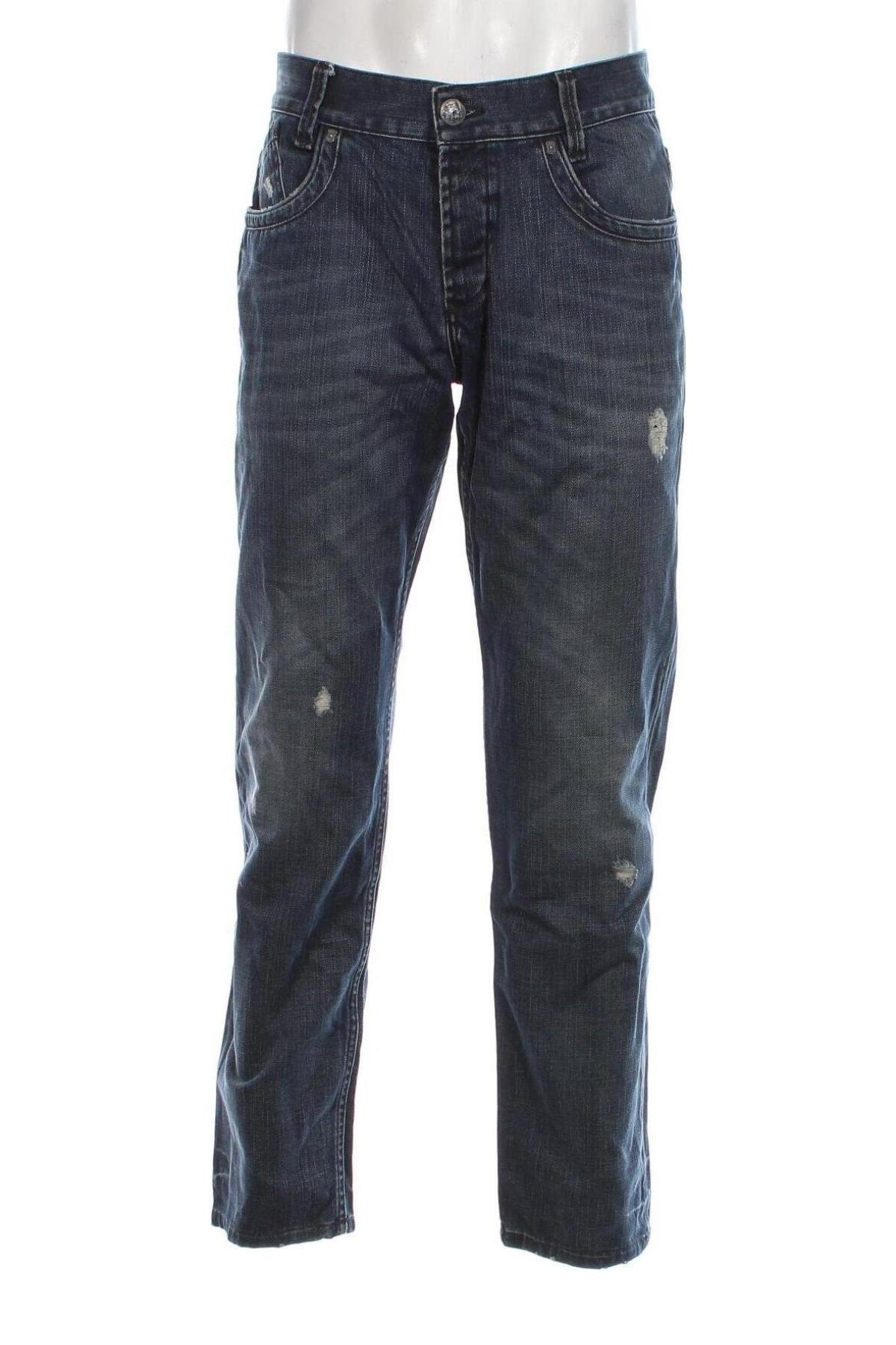 Męskie jeansy Edc By Esprit, Rozmiar L, Kolor Niebieski, Cena 63,99 zł