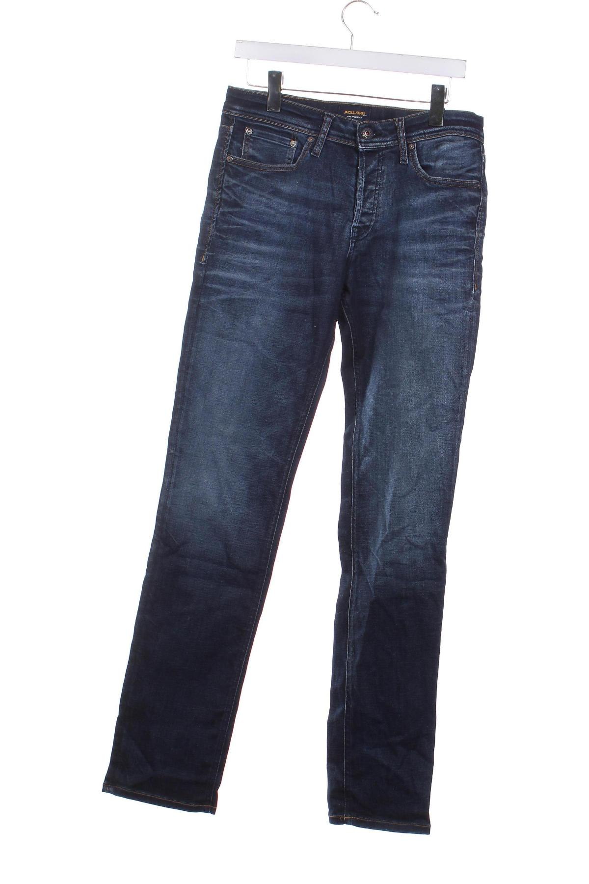 Męskie jeansy Jack & Jones, Kolor Niebieski, Cena 153,99 zł