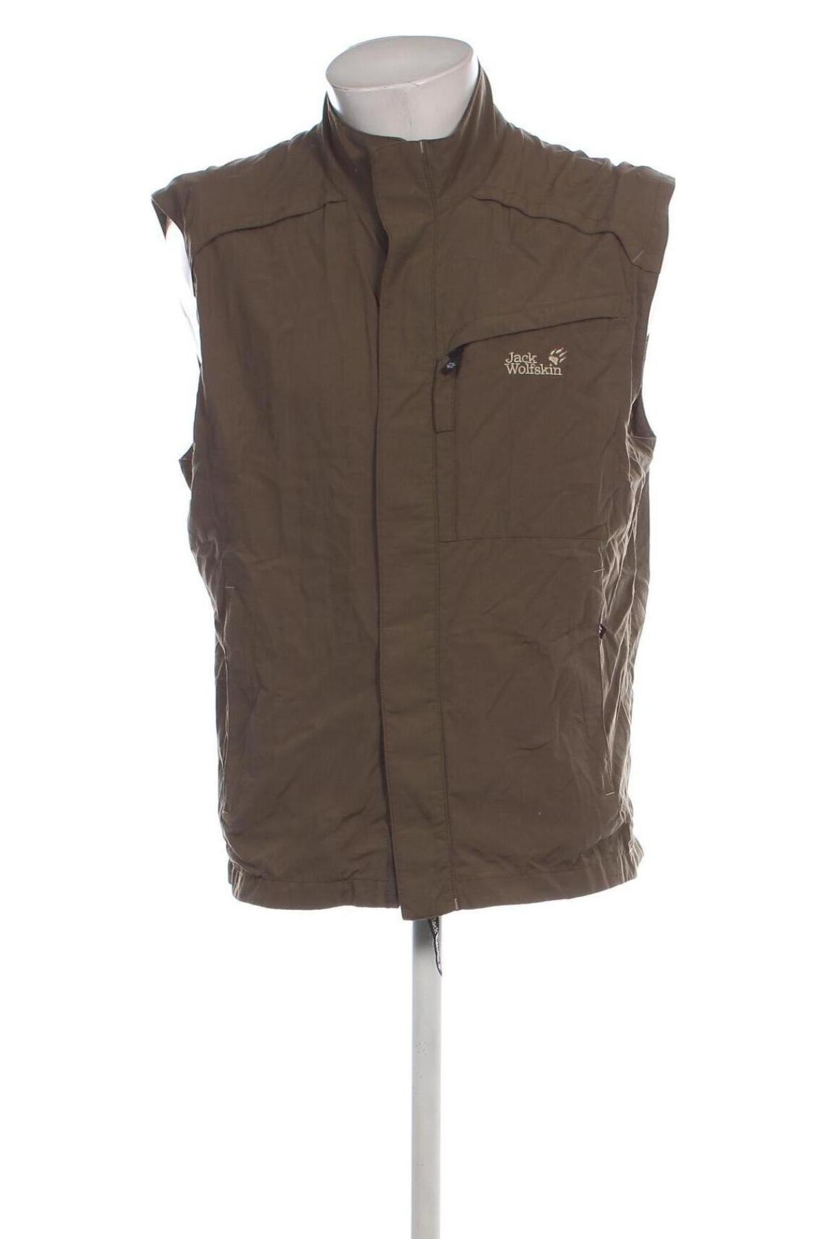 Vestă de bărbați Jack Wolfskin, Mărime L, Culoare Verde, Preț 223,99 Lei