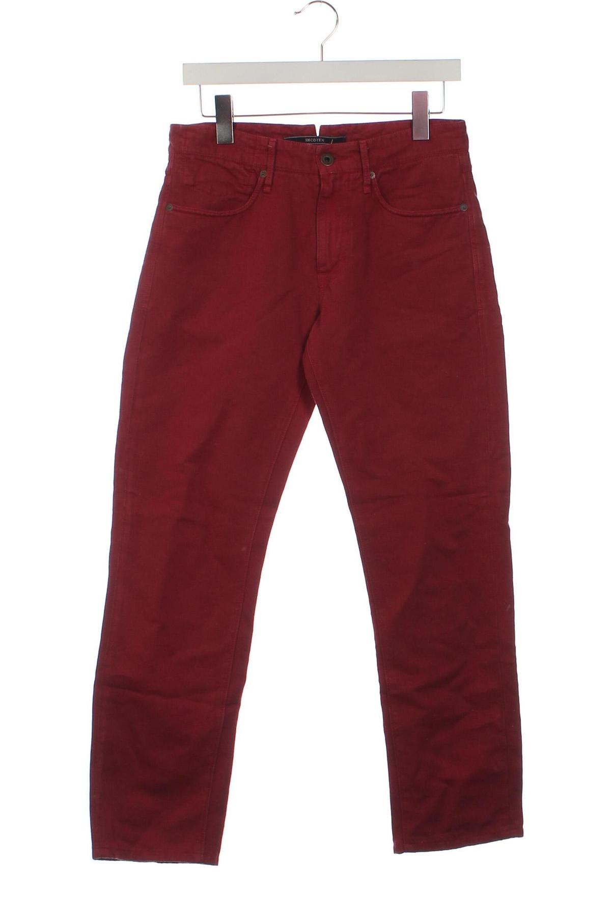 Herrenhose Incotex, Größe S, Farbe Rot, Preis € 22,49